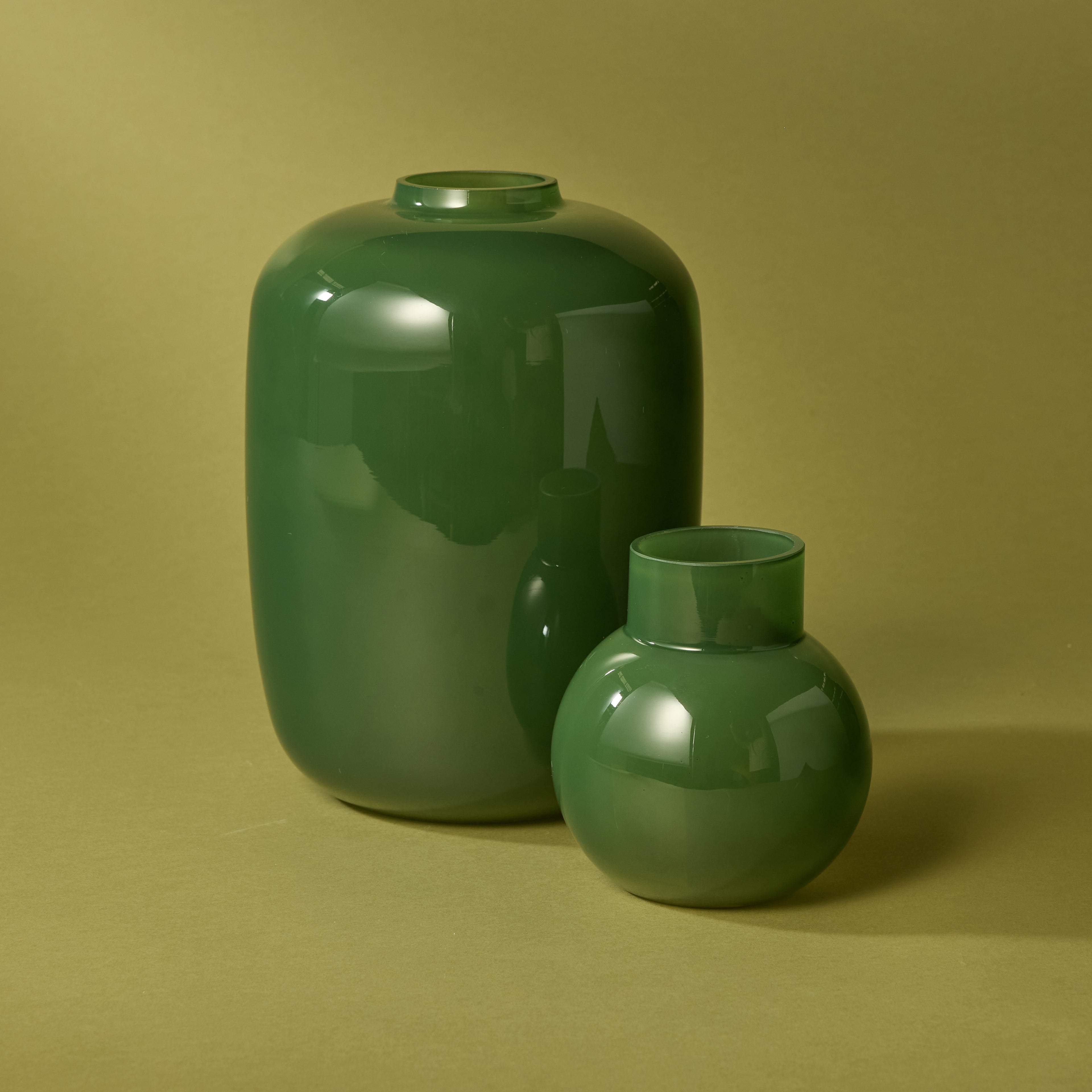 Sophie Vase Round | Green - 14cm