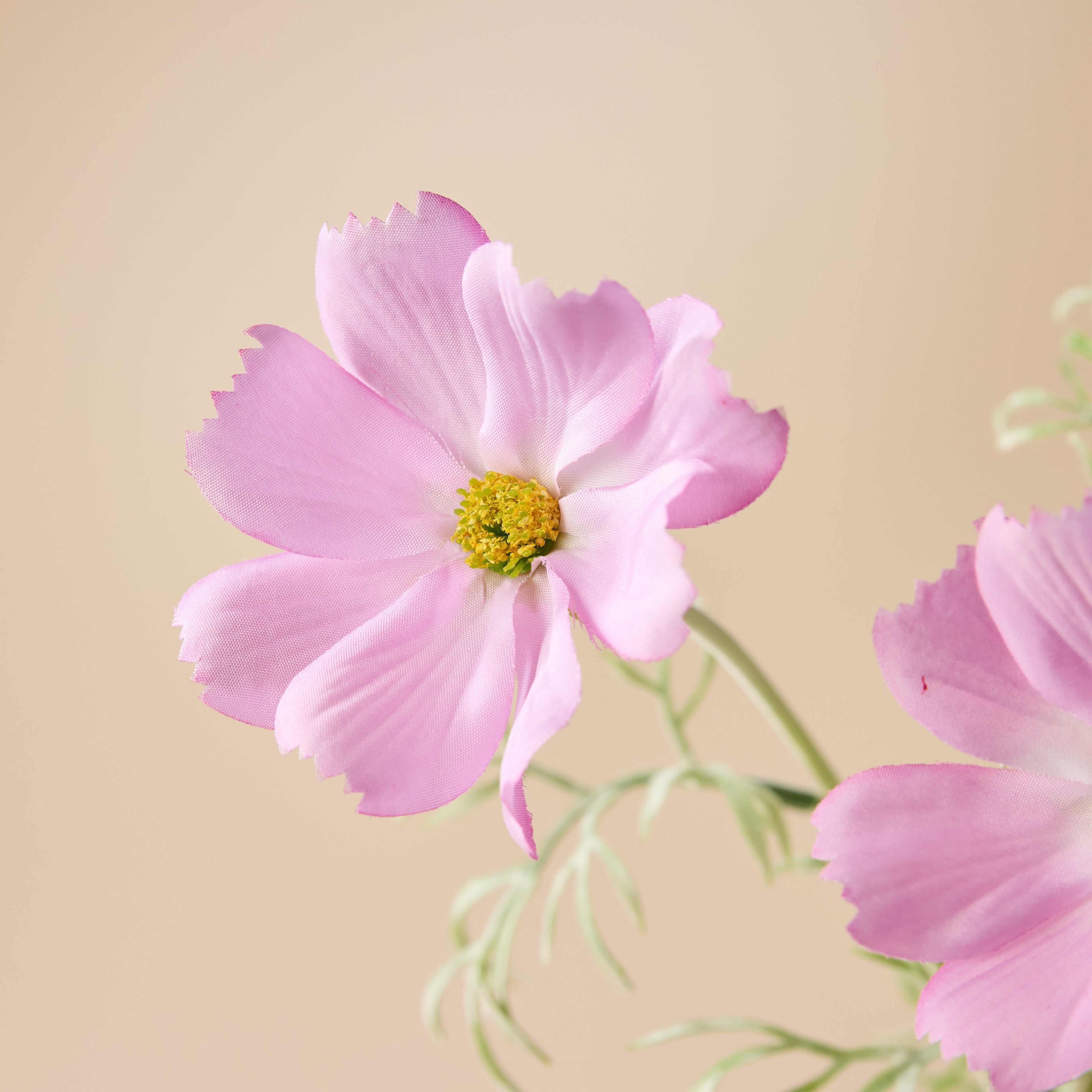 Faux Cosmos Flower Spray | Pink - 62cm