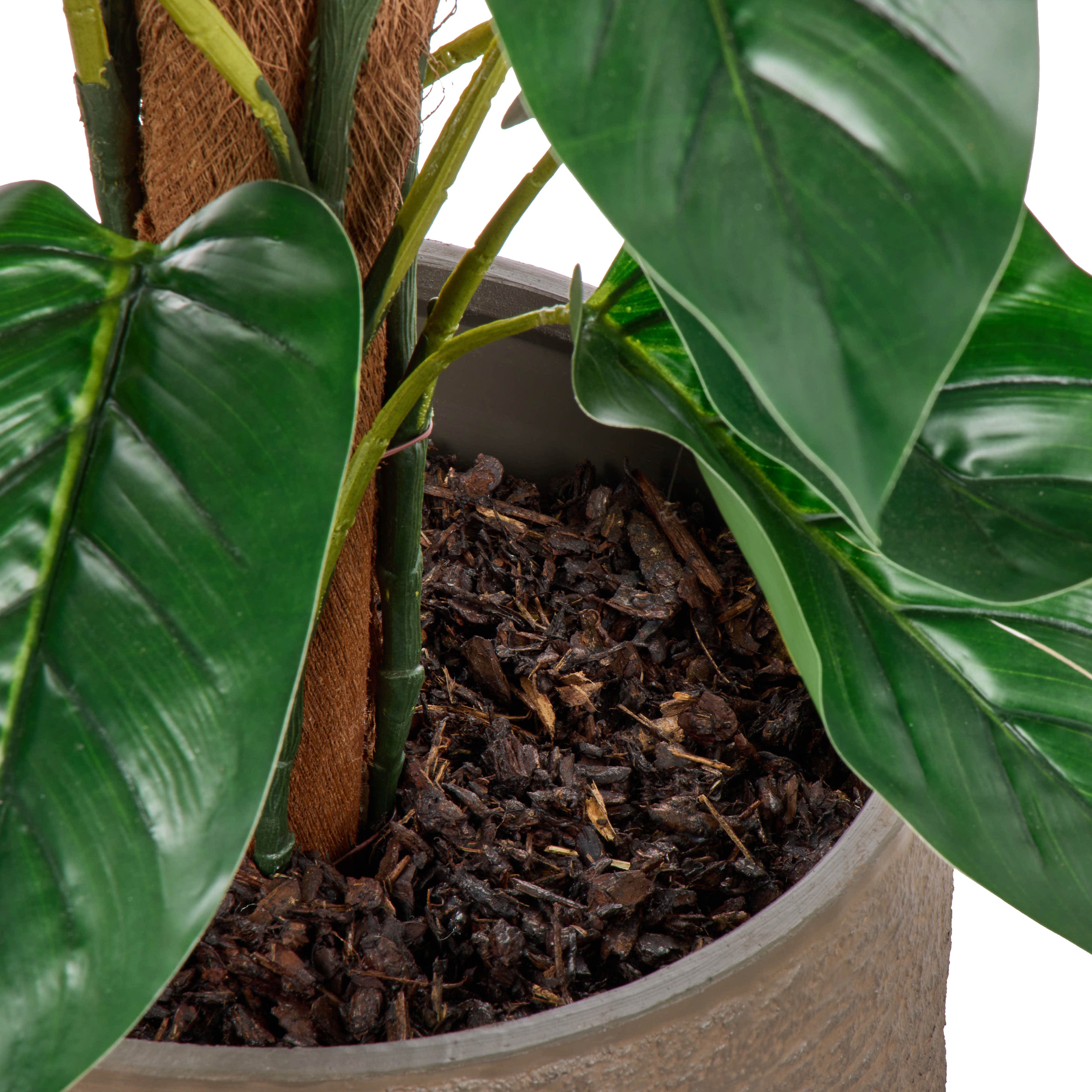 Faux Philodendron UV Treated - Trillium Planter | Green - 133cm