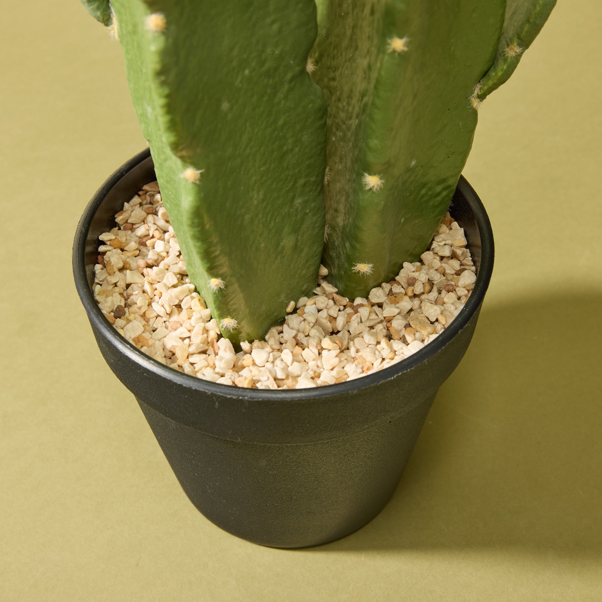 Faux Flowering Cactus - Garden Pot | 47cm
