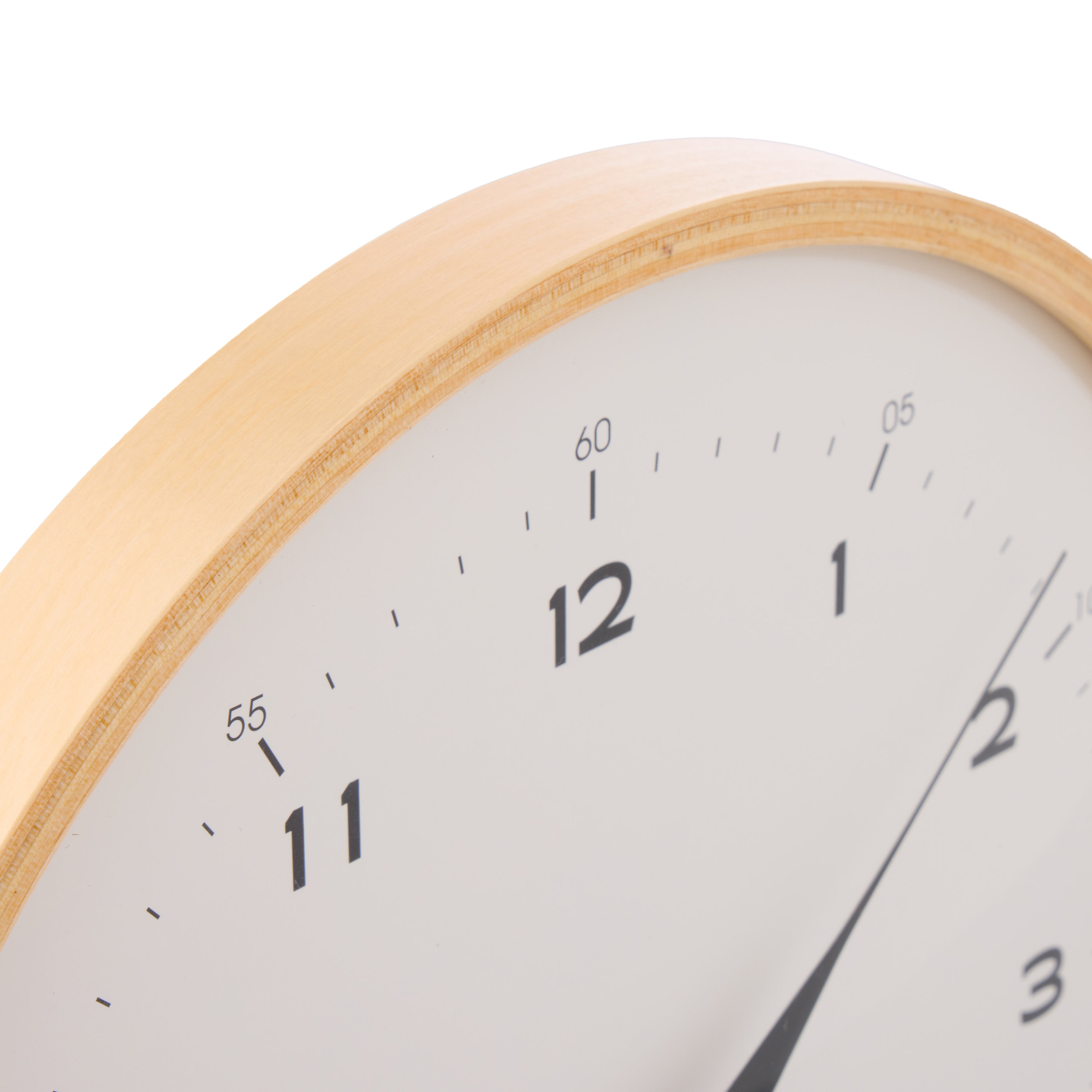 Karlsson Oasado Dome Wall Clock White & Natural 30cm