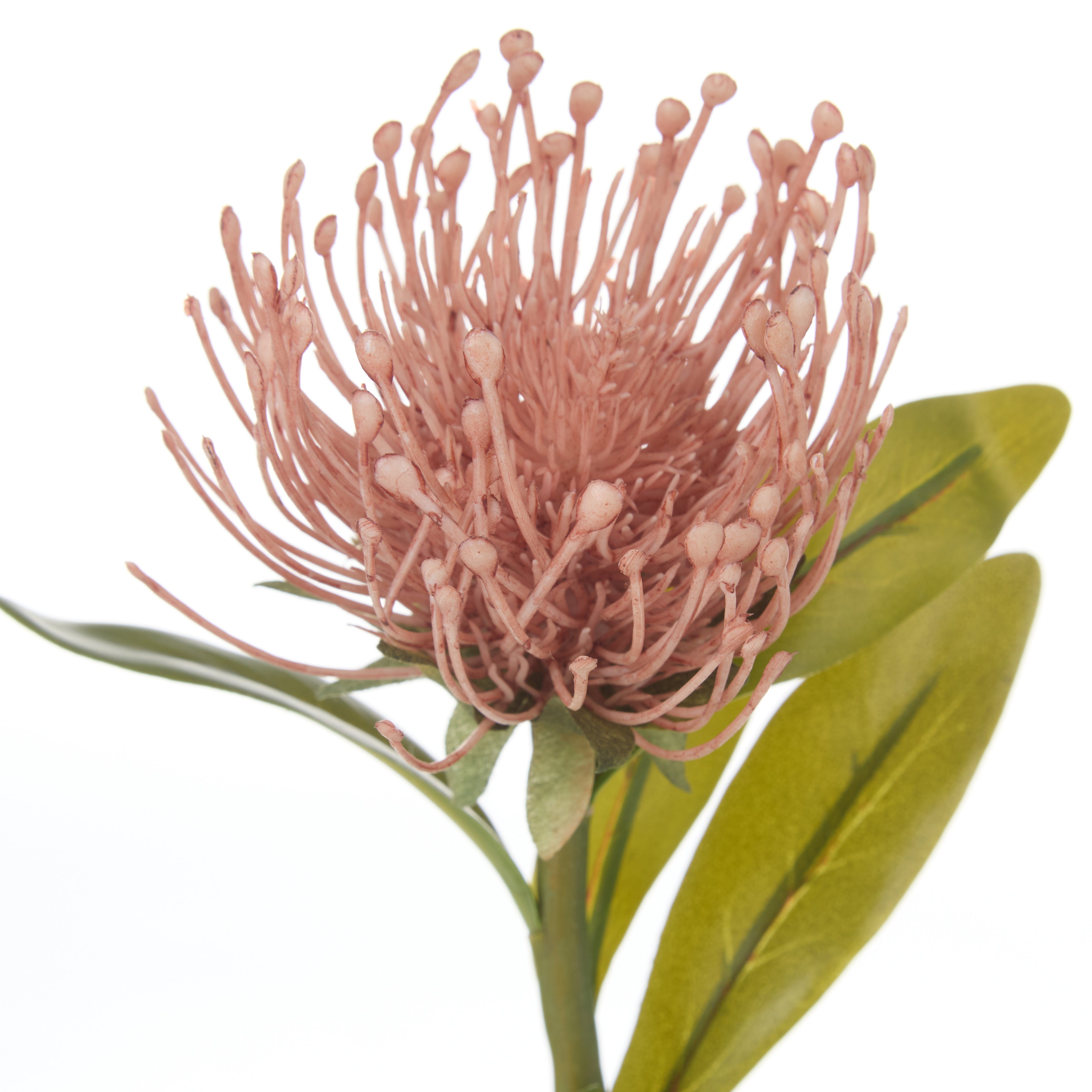 Faux Pincushion Stem | Pink - 43cm