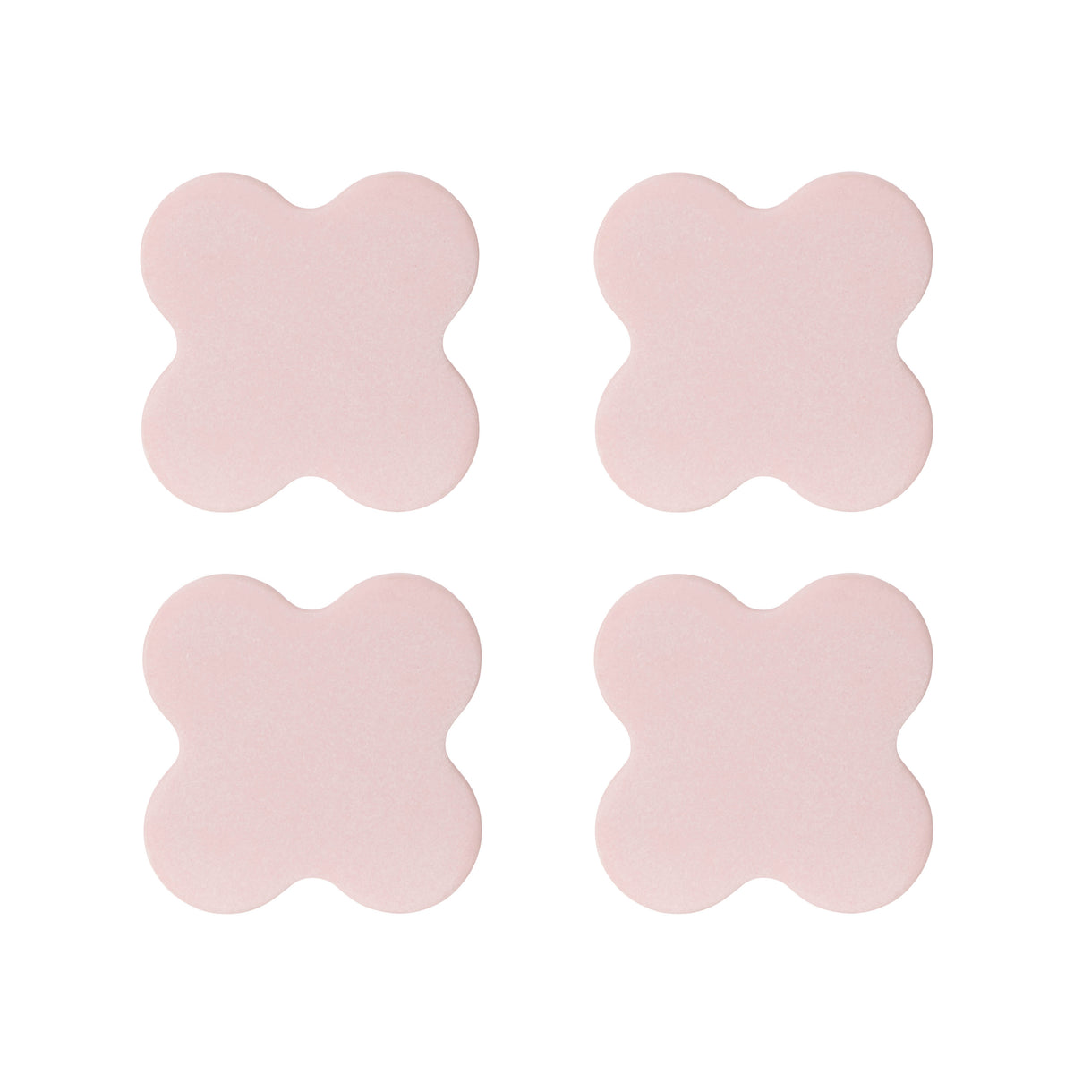 Emporium Resin Bubble Coasters 4pcs Set Pink