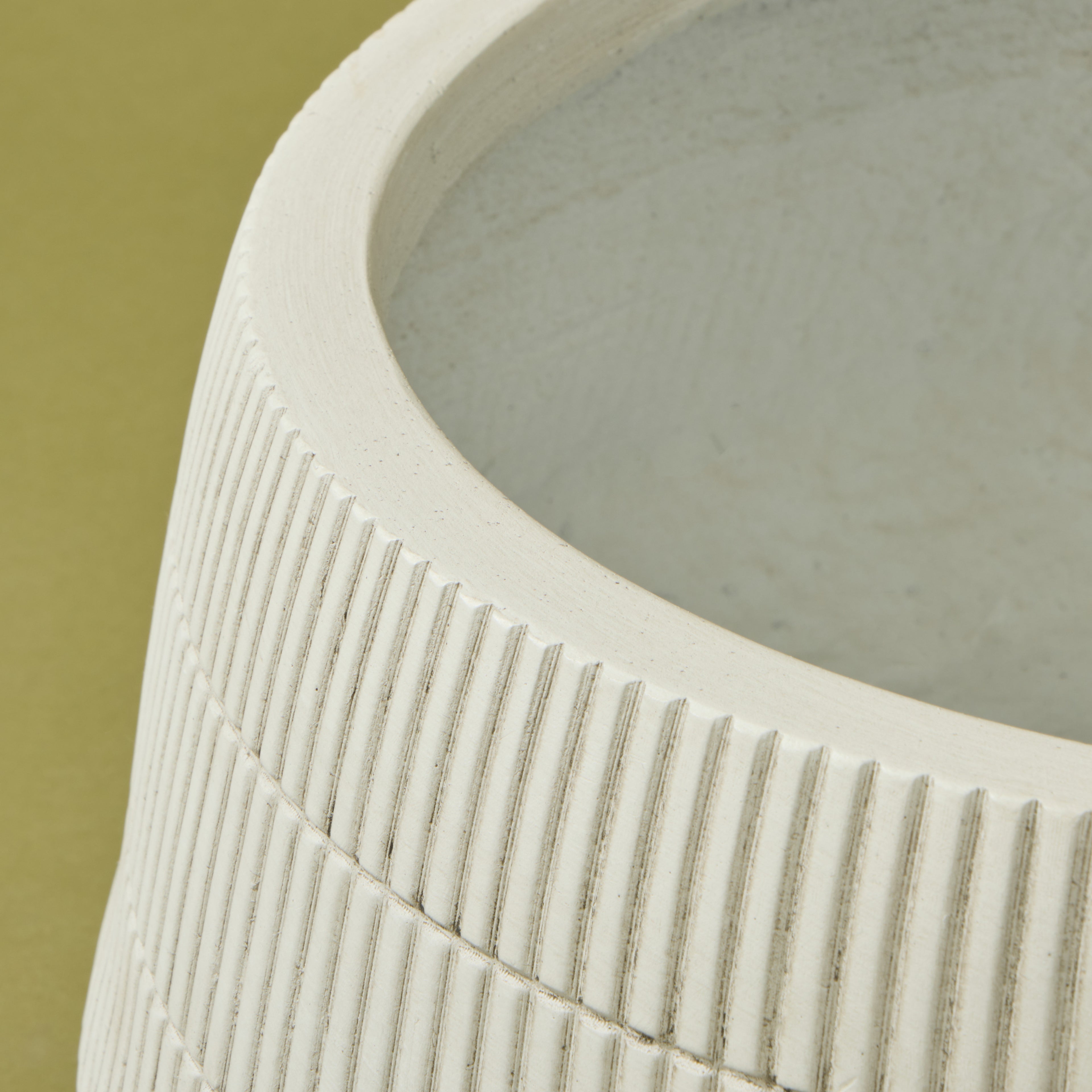 Otto Bowl Planter Set of 2 | White - 20cm