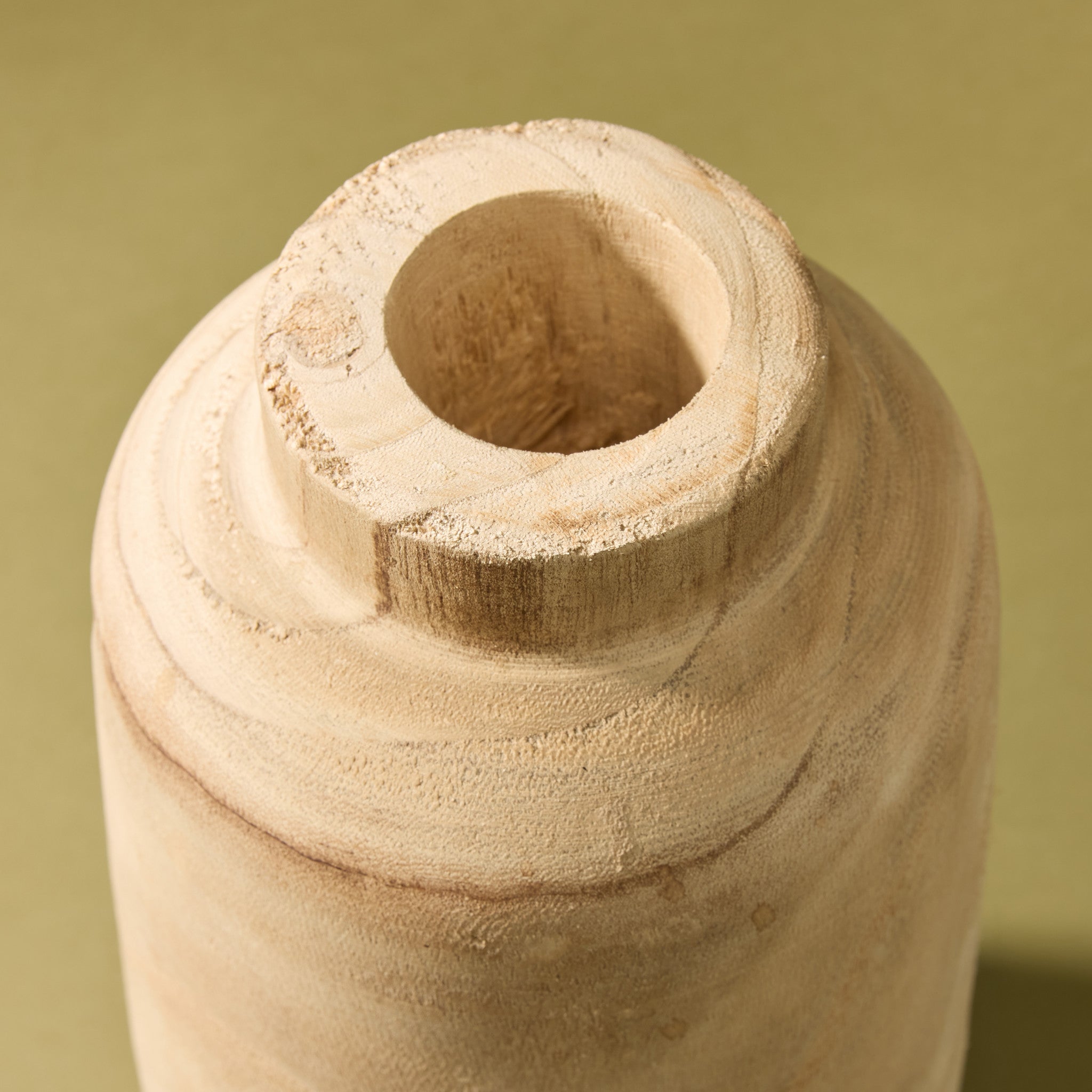 Dansk Wooden Vase | 36cm