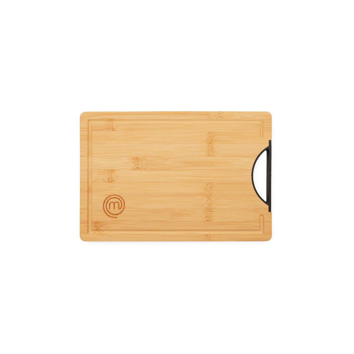 MasterChef Noiranja GripWood Board with Handle Natural & Black