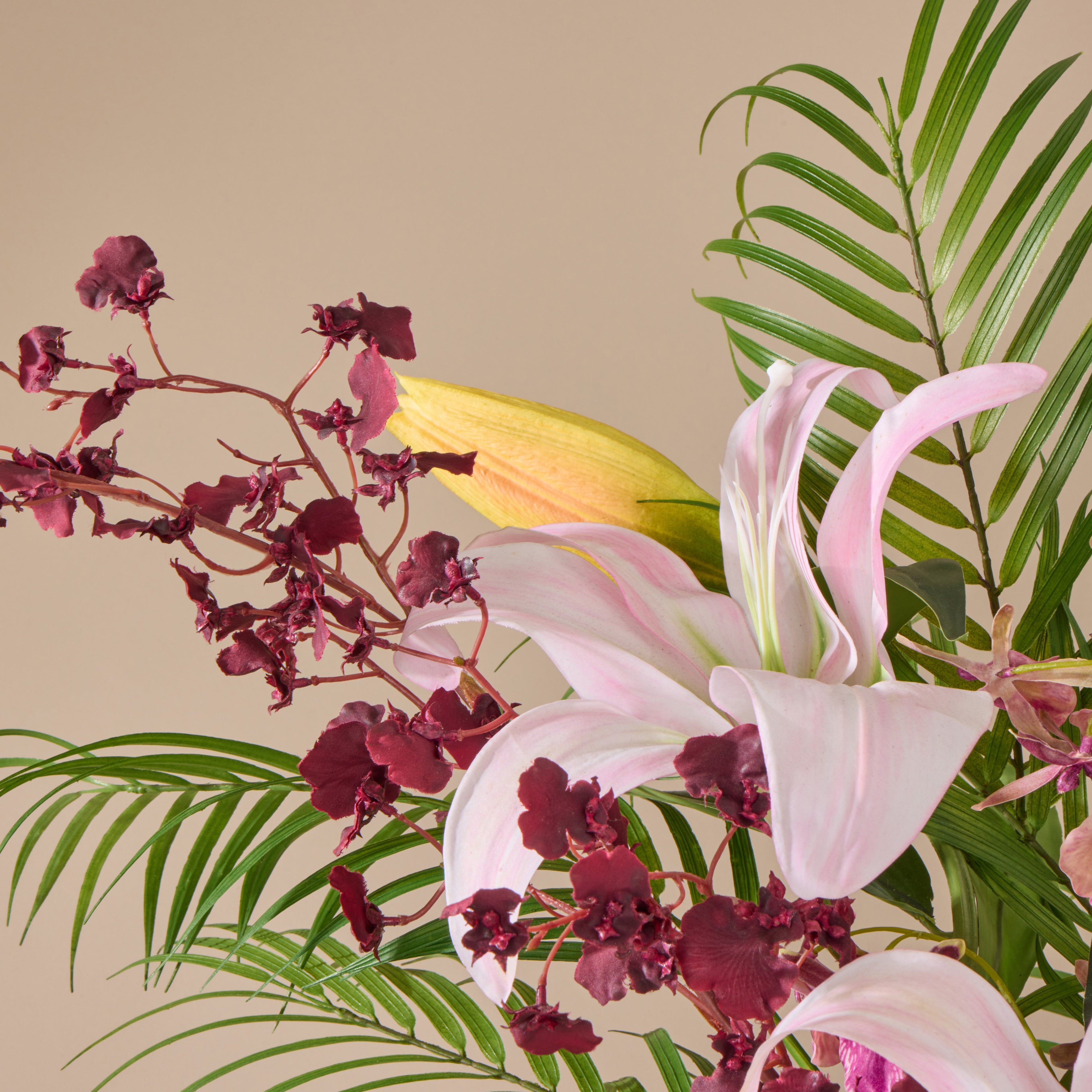 Faux Casa Lily Orchid Mix - Rachel Vase | Pink - 69cm