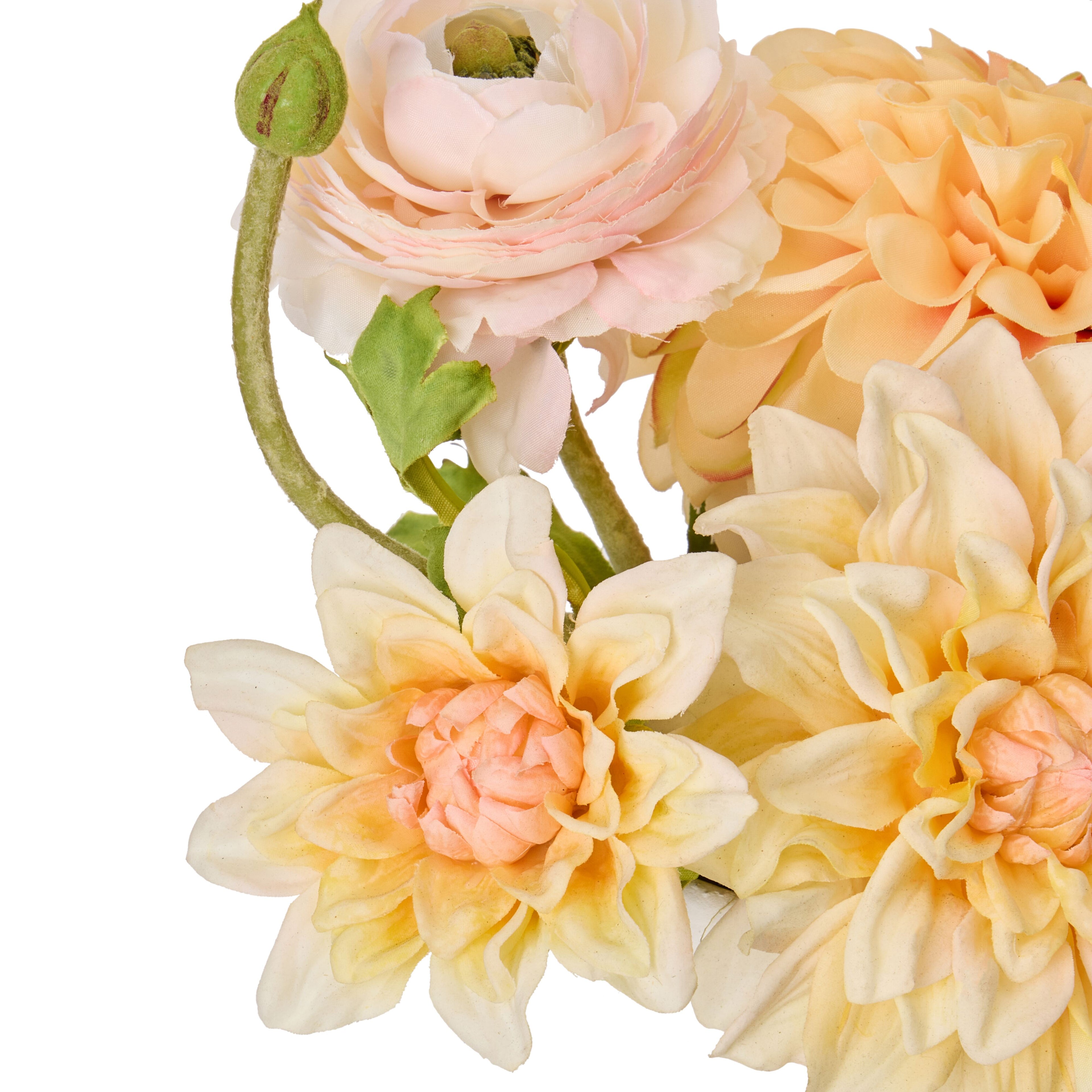 Faux Cosmos Ranununculus Mix - Tub | Pink - 24cm