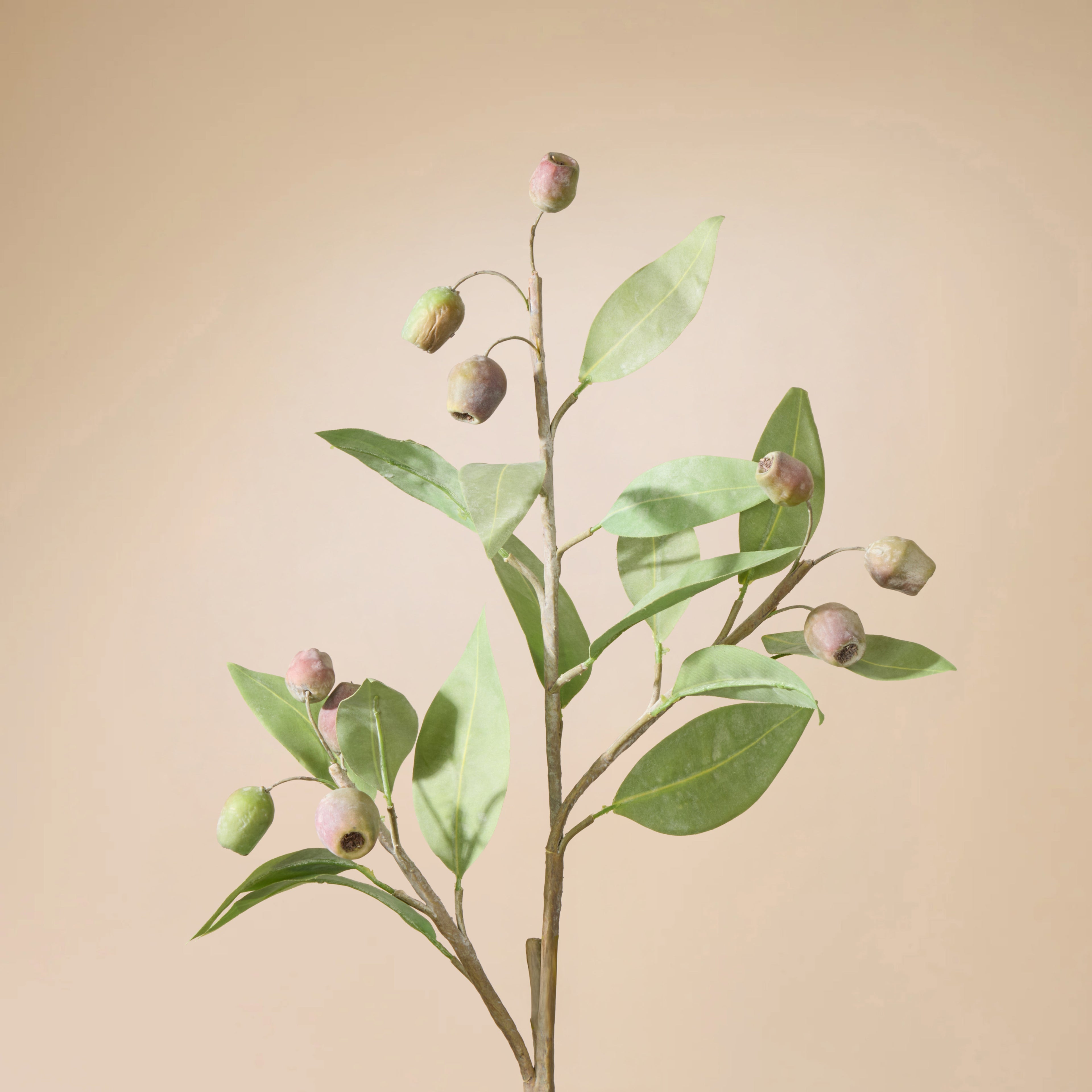 Faux Eucalyptus Gumnut Spray | Green - 67cm