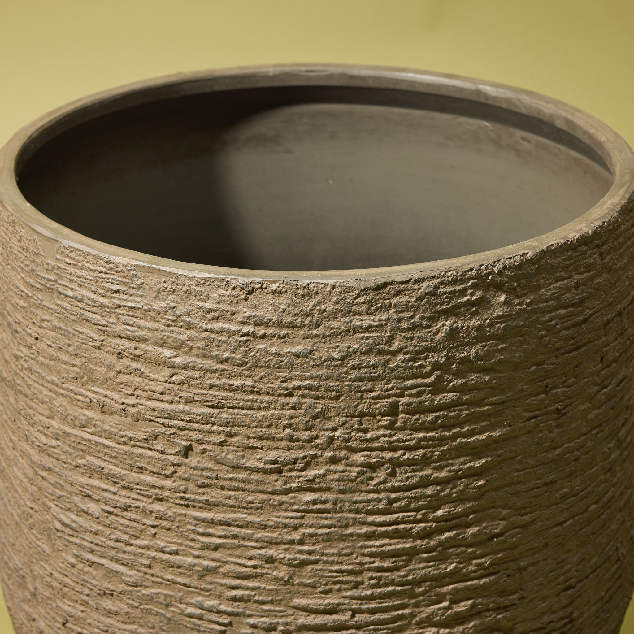 Trillium Planter | Brown -  54cm