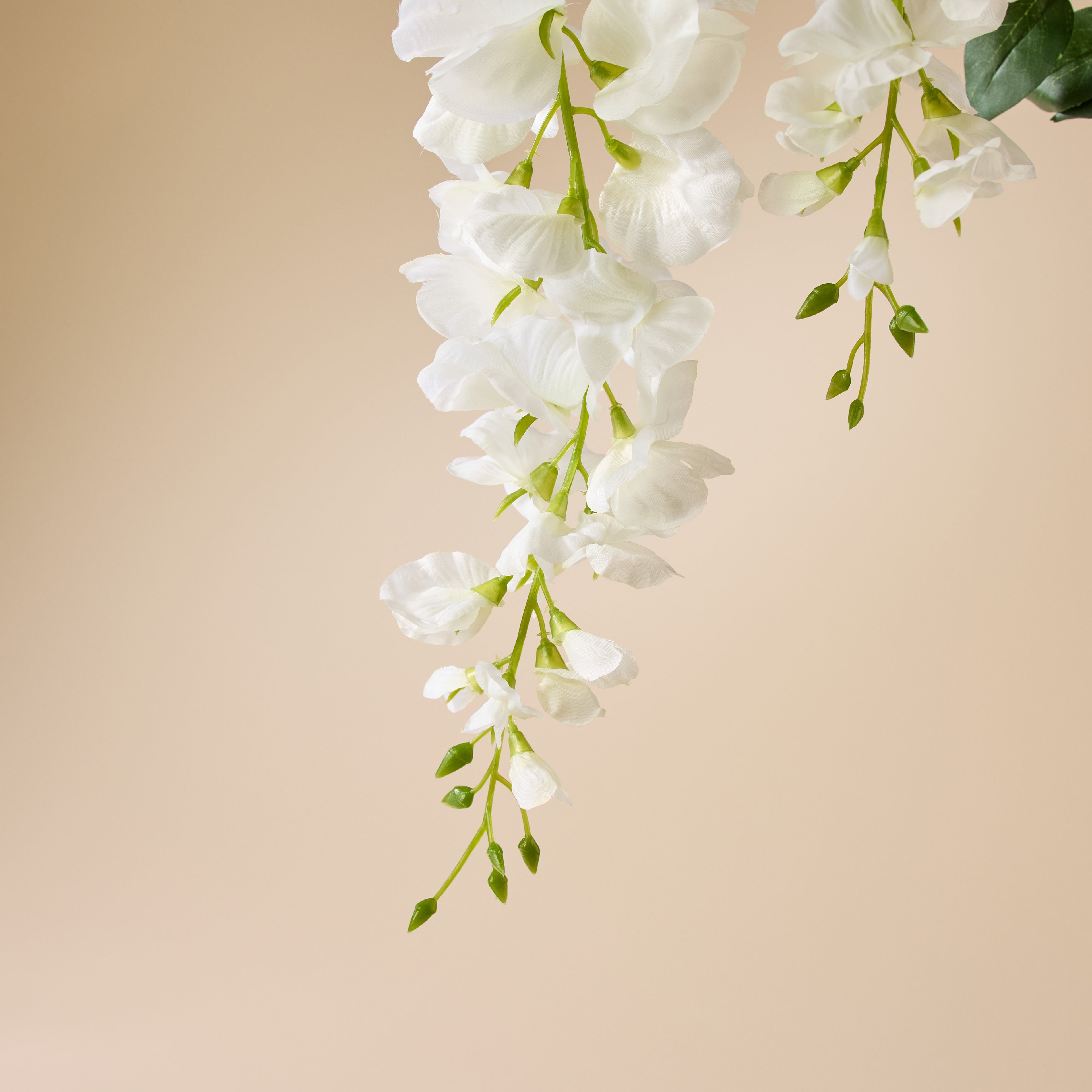 Faux Wisteria Spray | White - 130cm