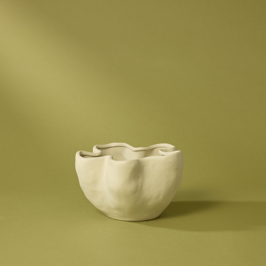Fluid Vase | Cream - 16cm