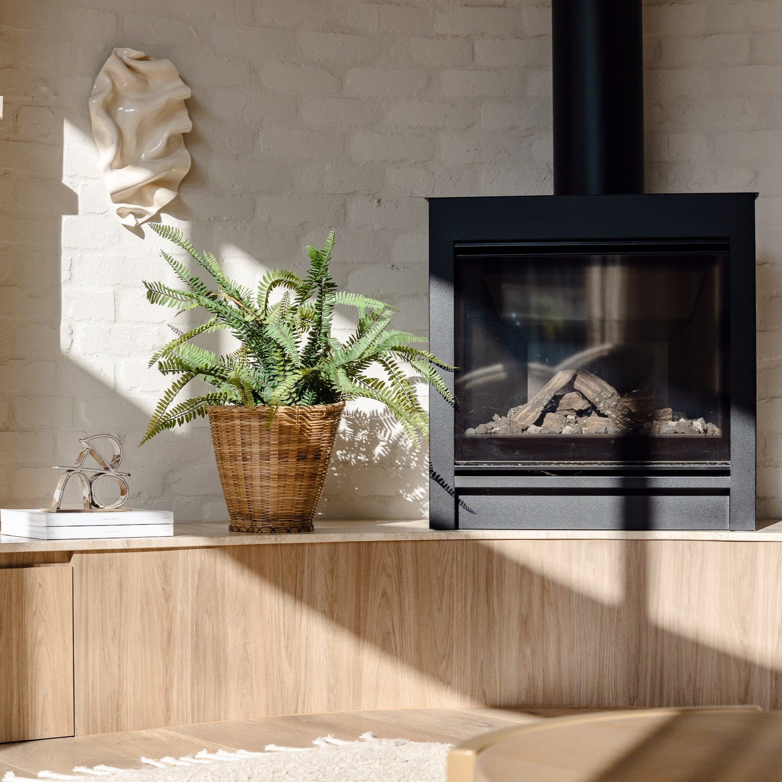 Faux Boston Fern - Garden Pot | 86cm