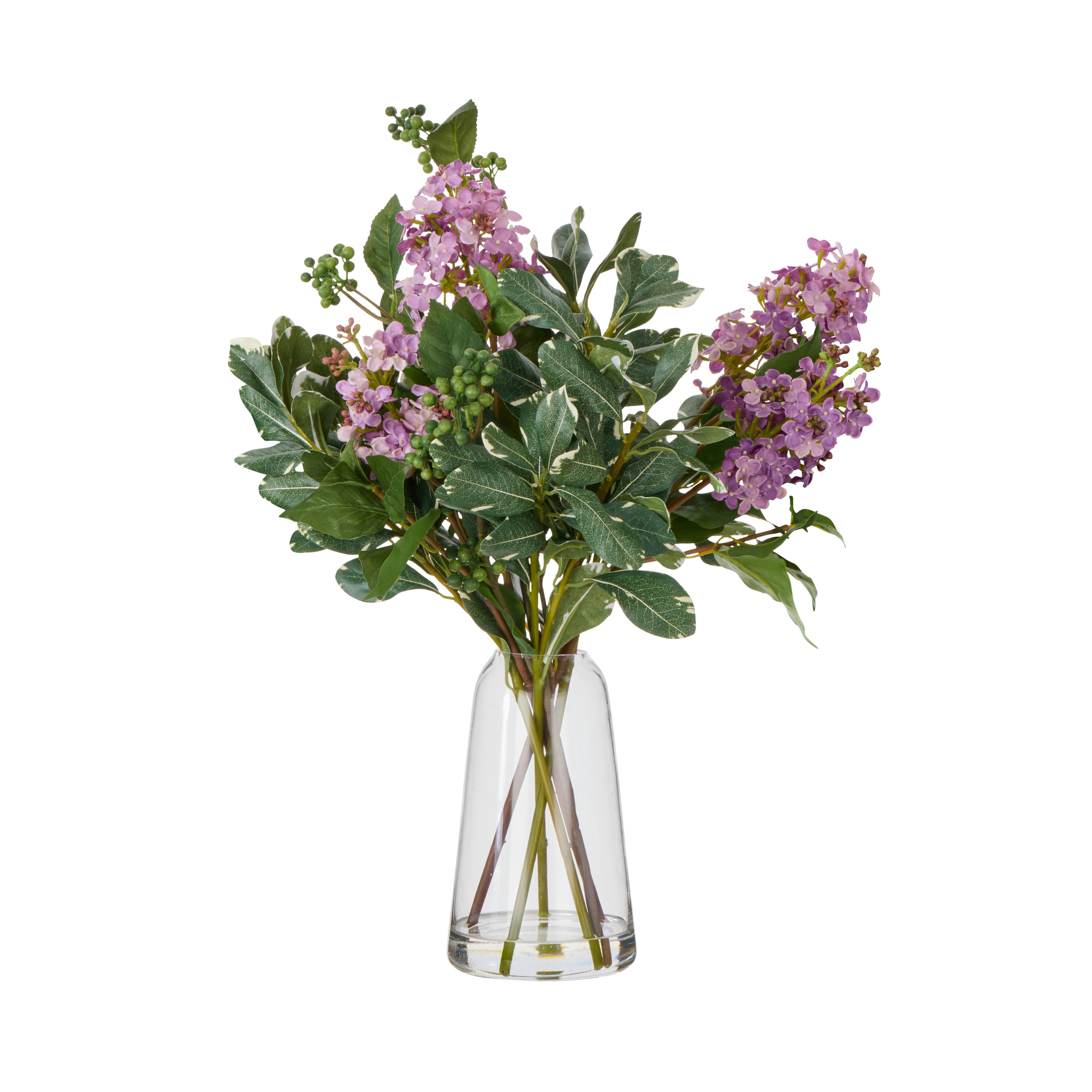 Faux Lilac Dewberry - Giselle Vase | Purple - 56cm