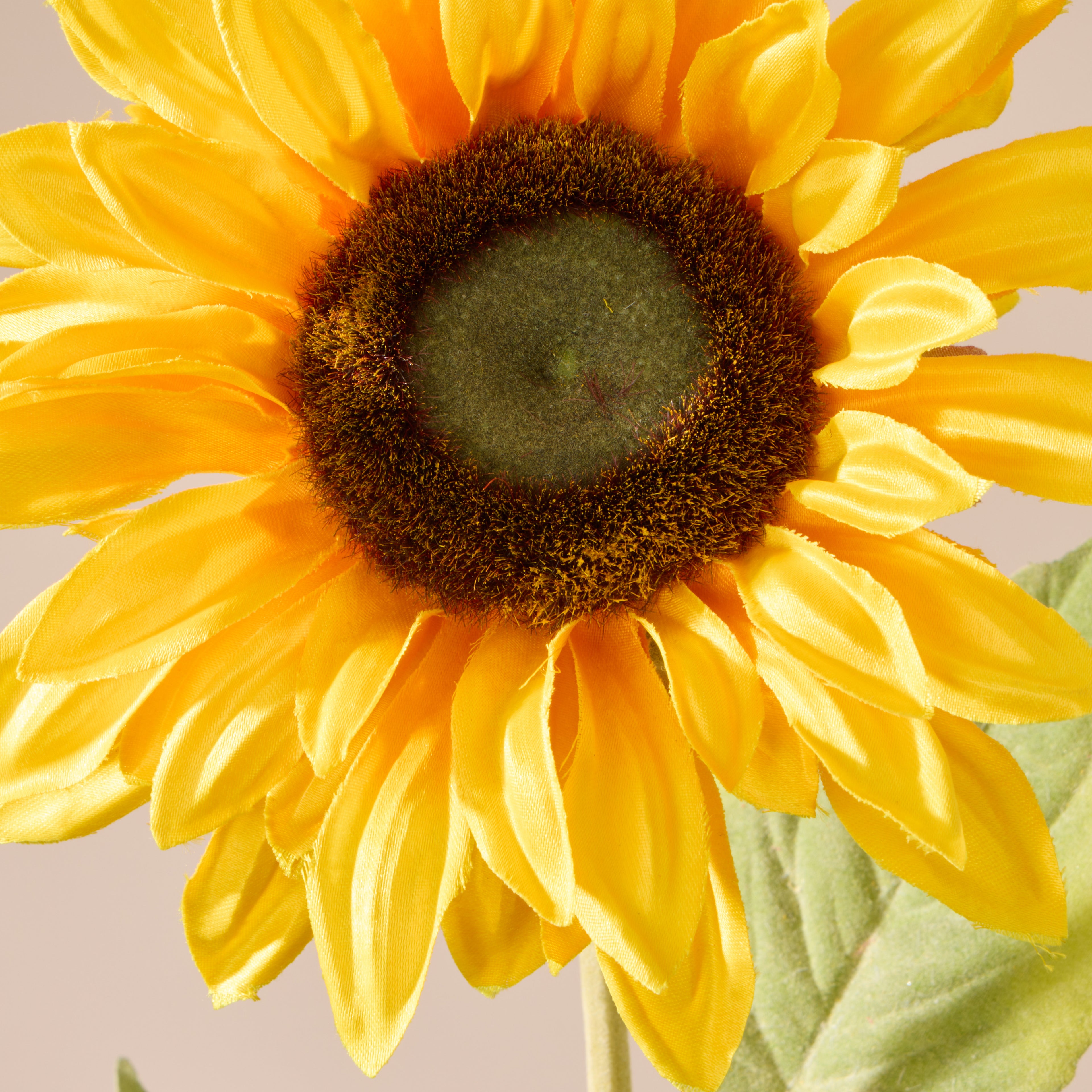 Faux Sunflower Stem | Yellow - 65cm