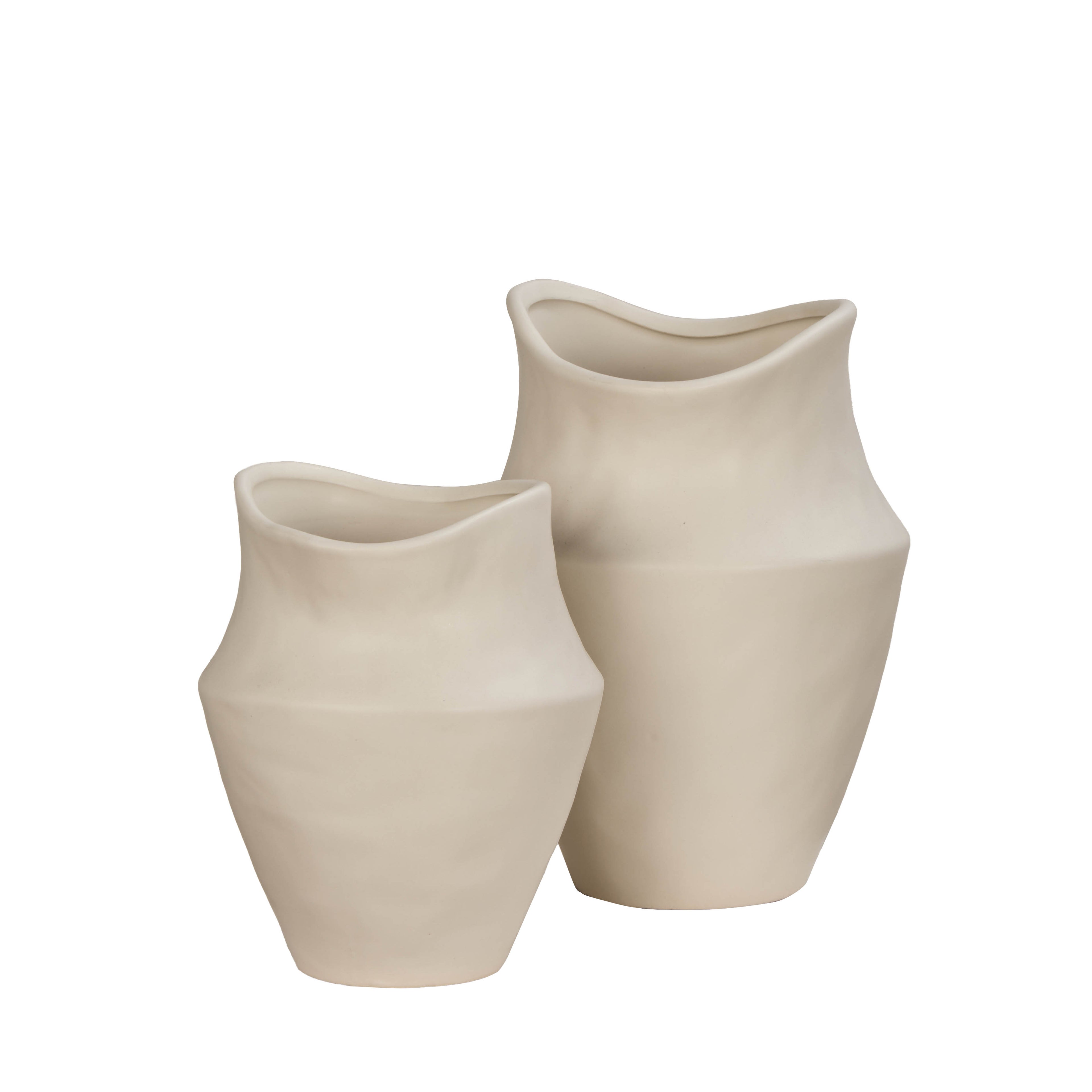 Alani Vase | Oat - 21.5cm