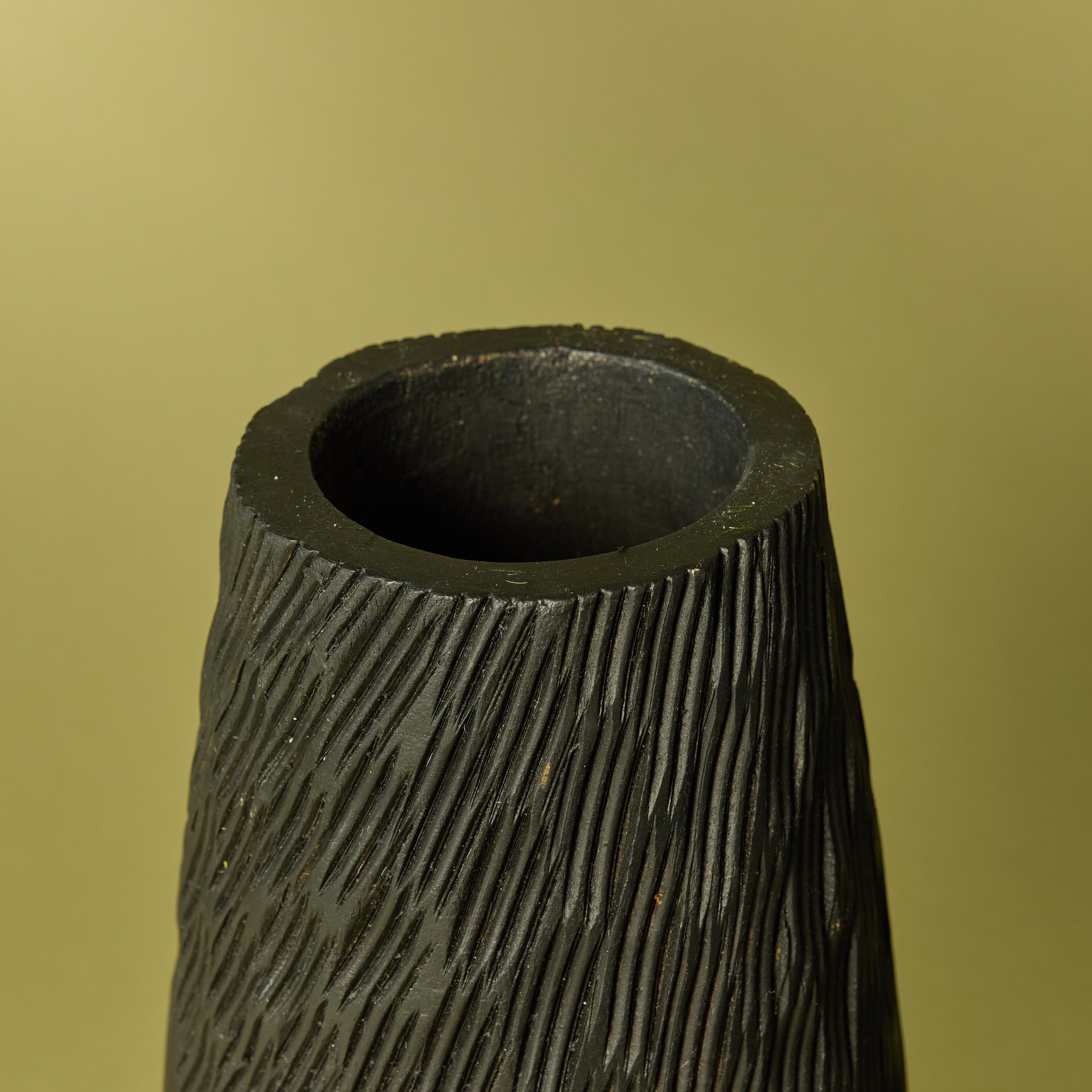 Dansk Textured Vase | Black - 41cm