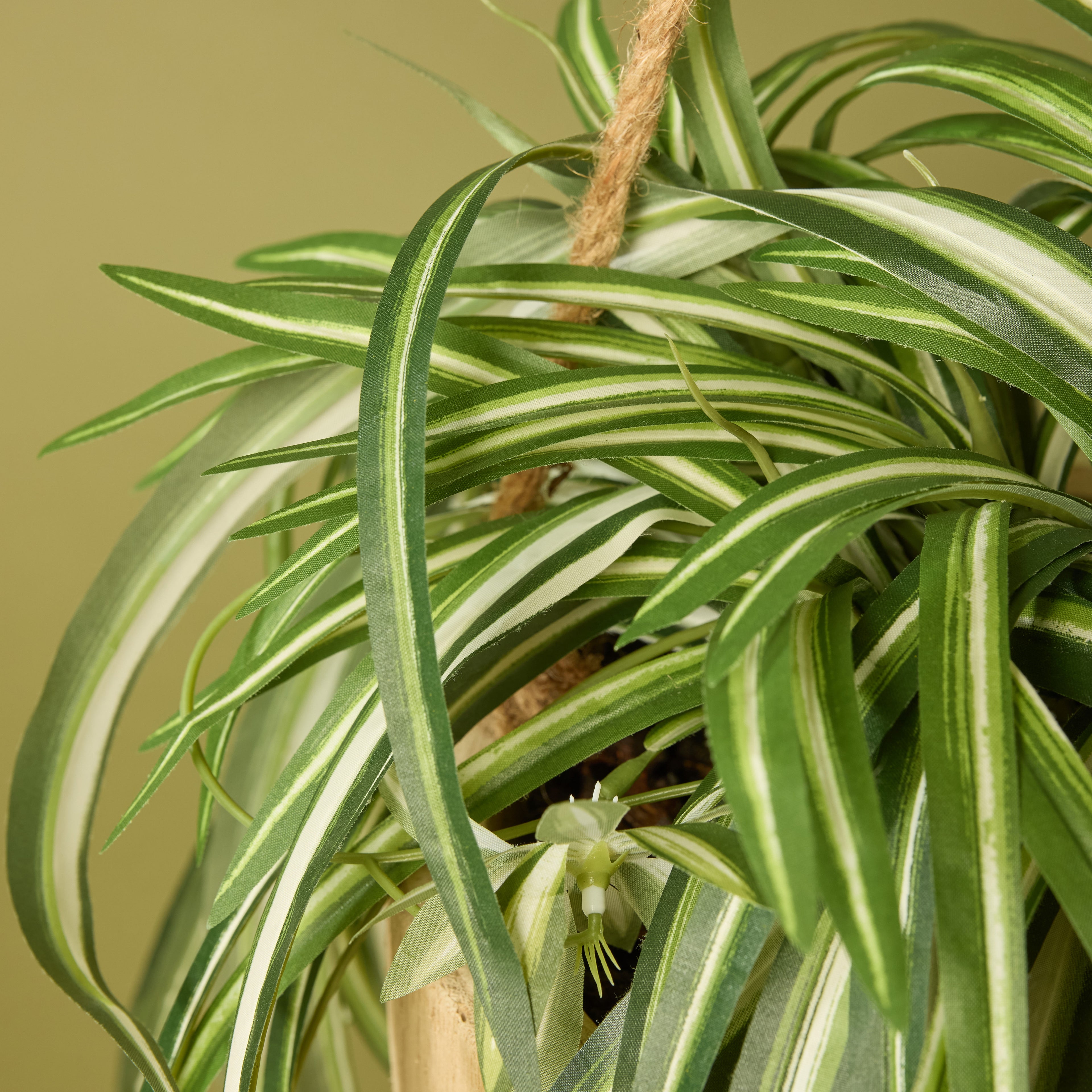 Faux Spider Plant - Dansk Hanging Bowl | 64cm