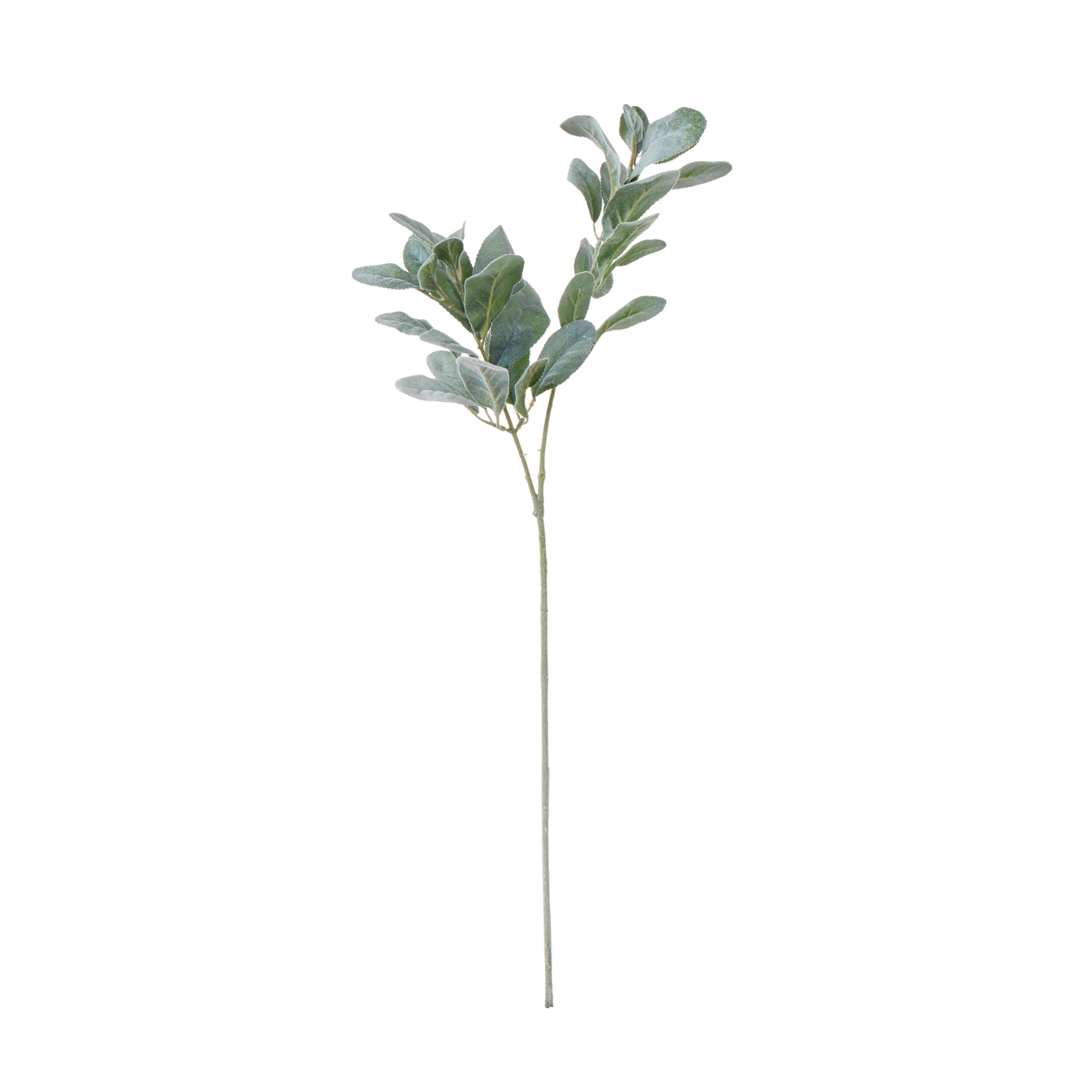 Faux Lambs Ear Spray | Green - 71cm