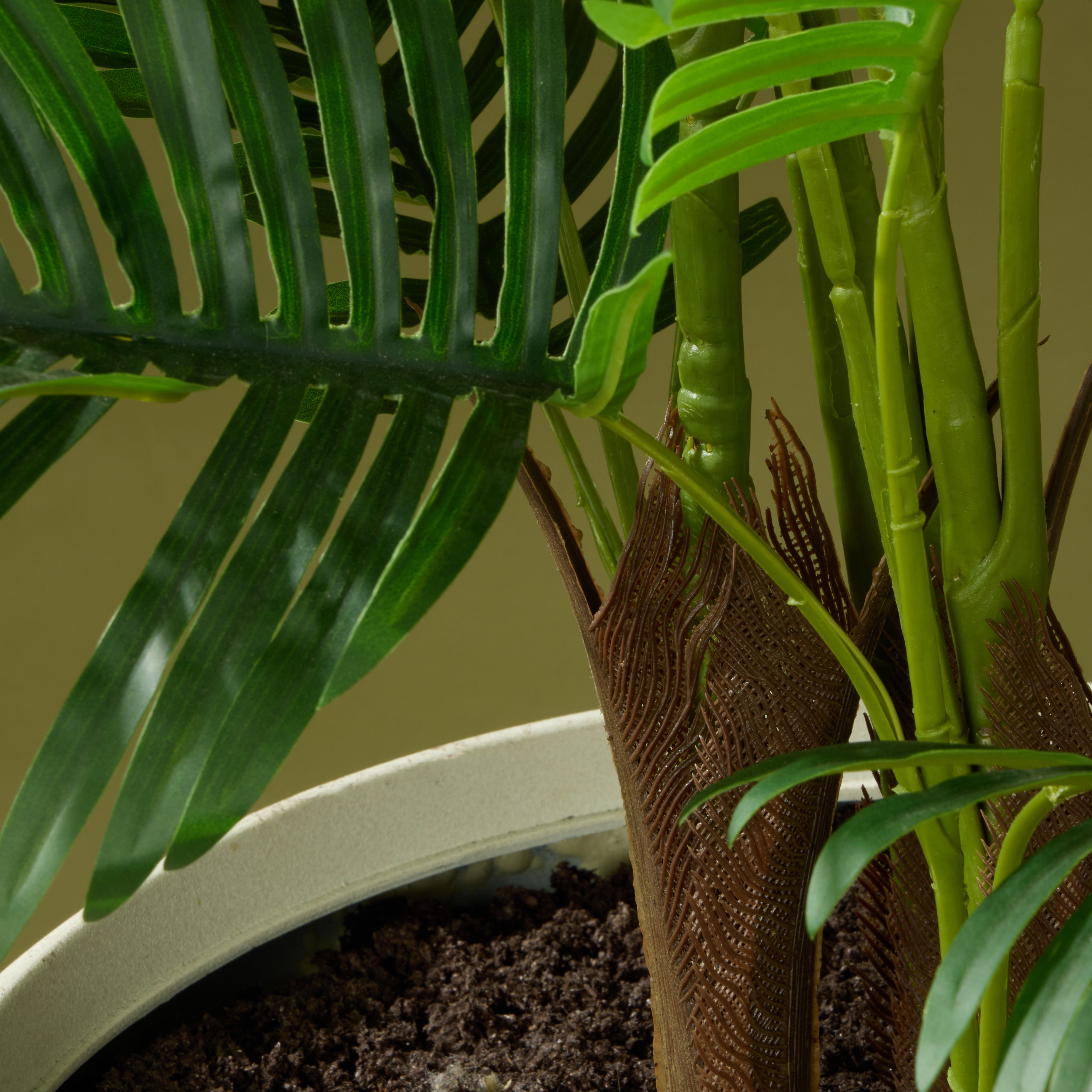 Faux Areca Palm - Vienna Planter Set of 2