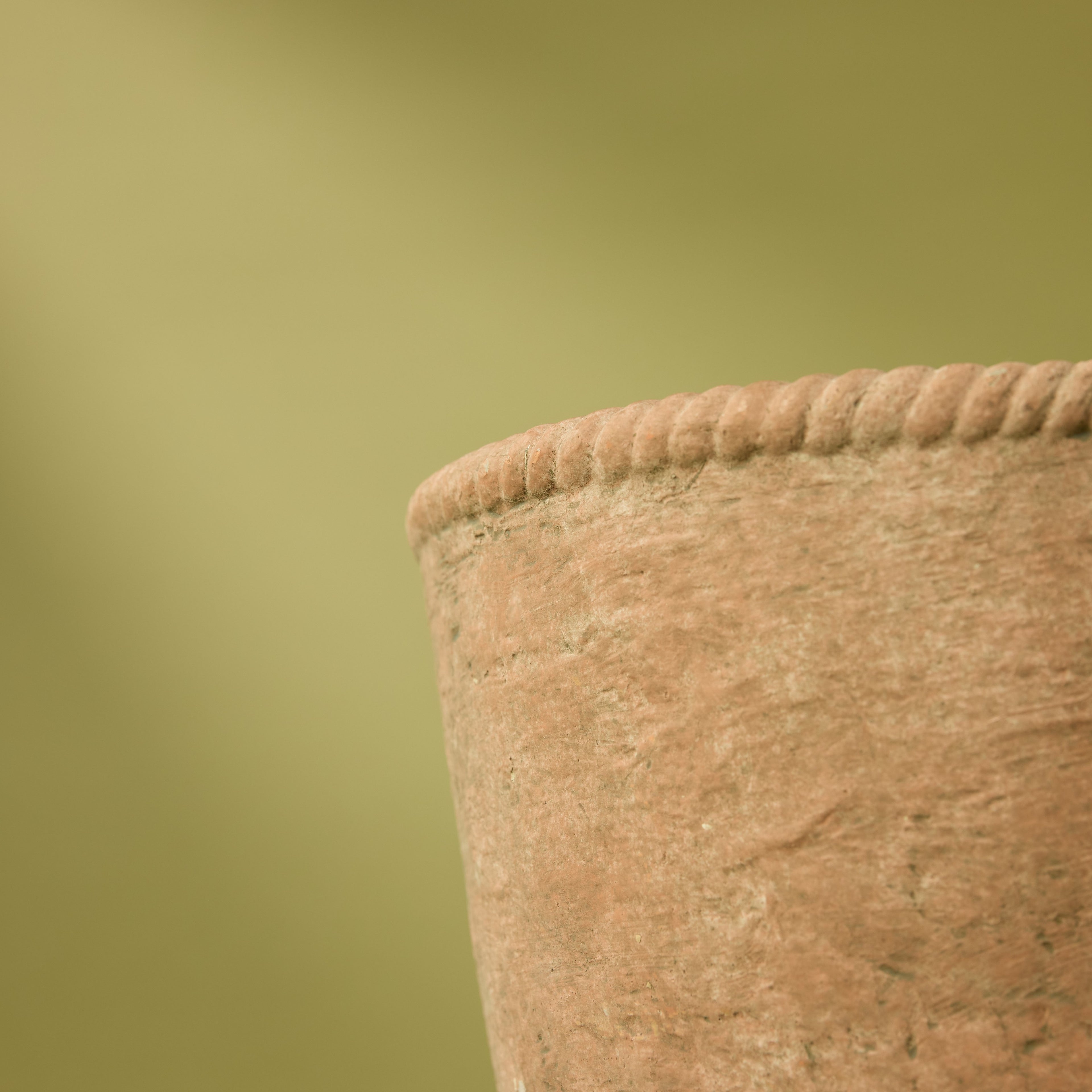 Chinon Pot With Saucer | Brown - 22cm