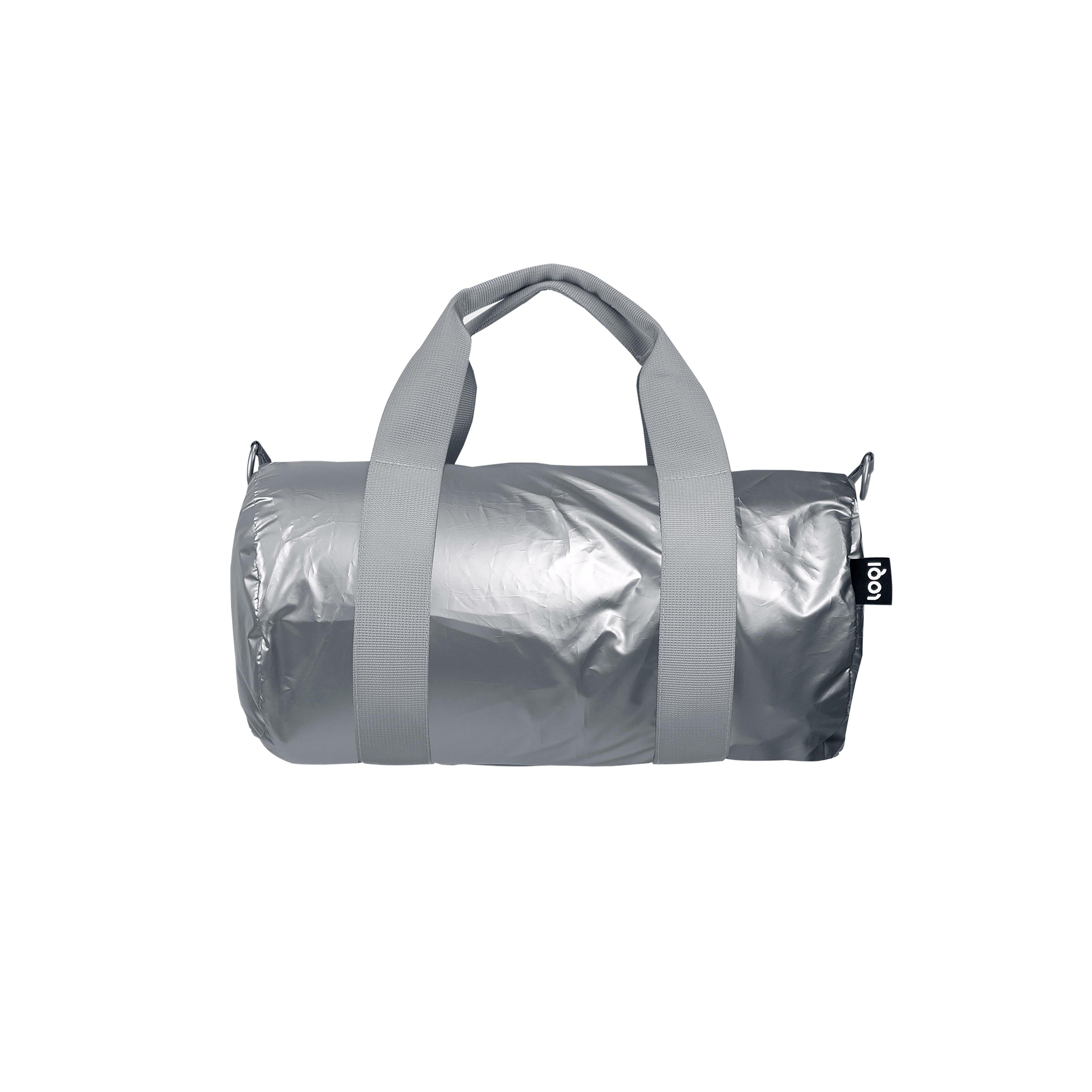 LOQI Metallic Mini Weekender Silver