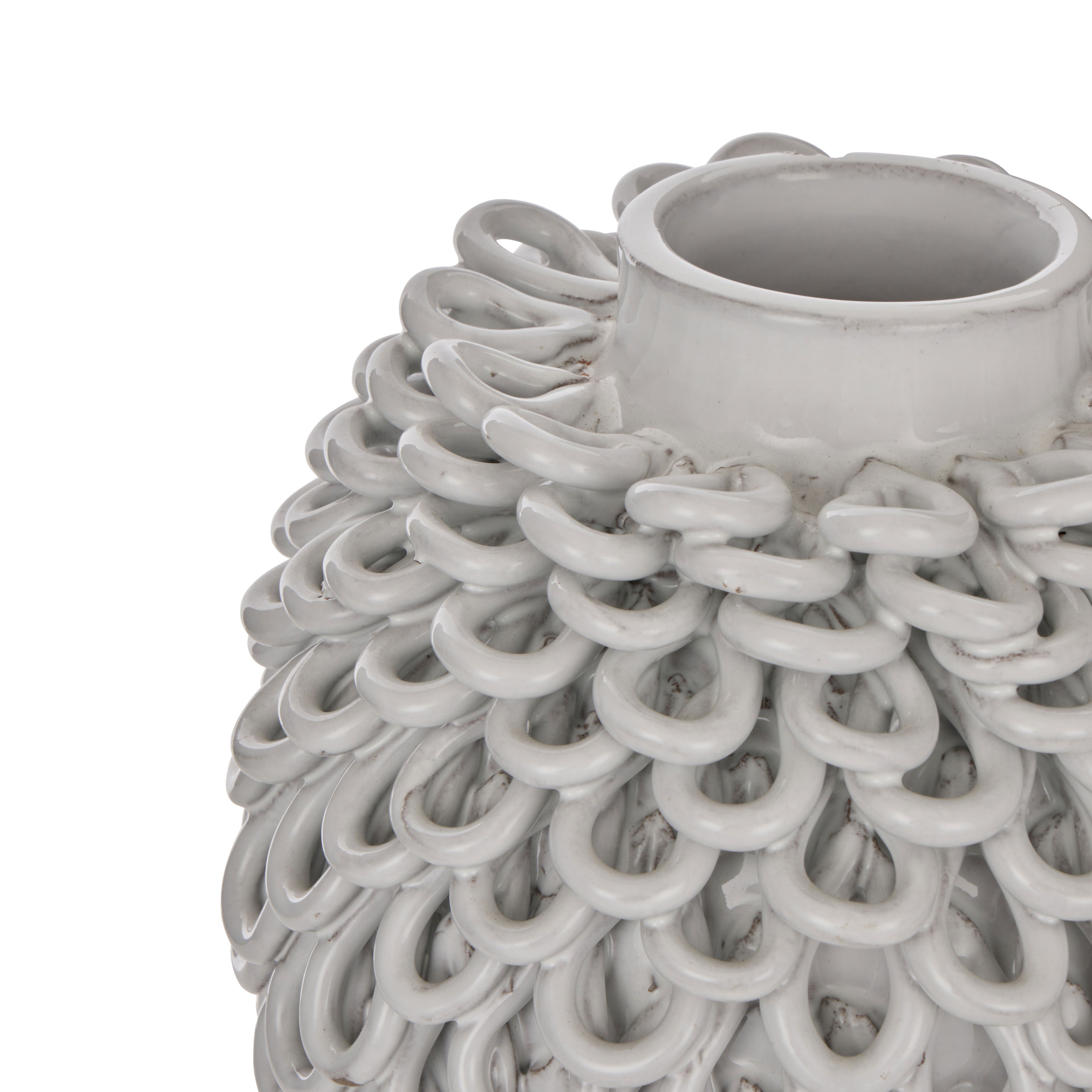 Grand Designs Obis Ceramic Vessel Medium White