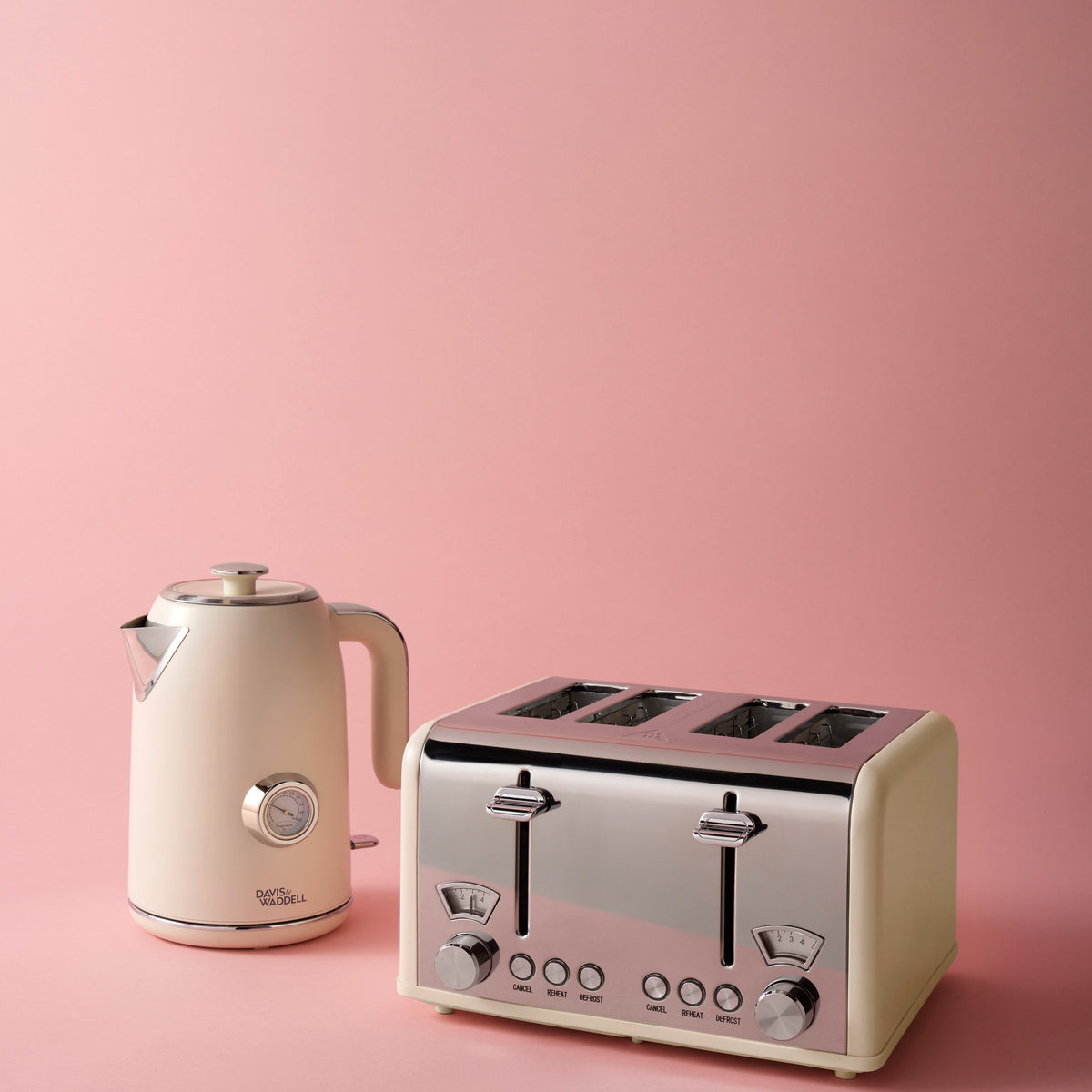 Davis & Waddell Newbury Vintage Kettle 1.7L Cream