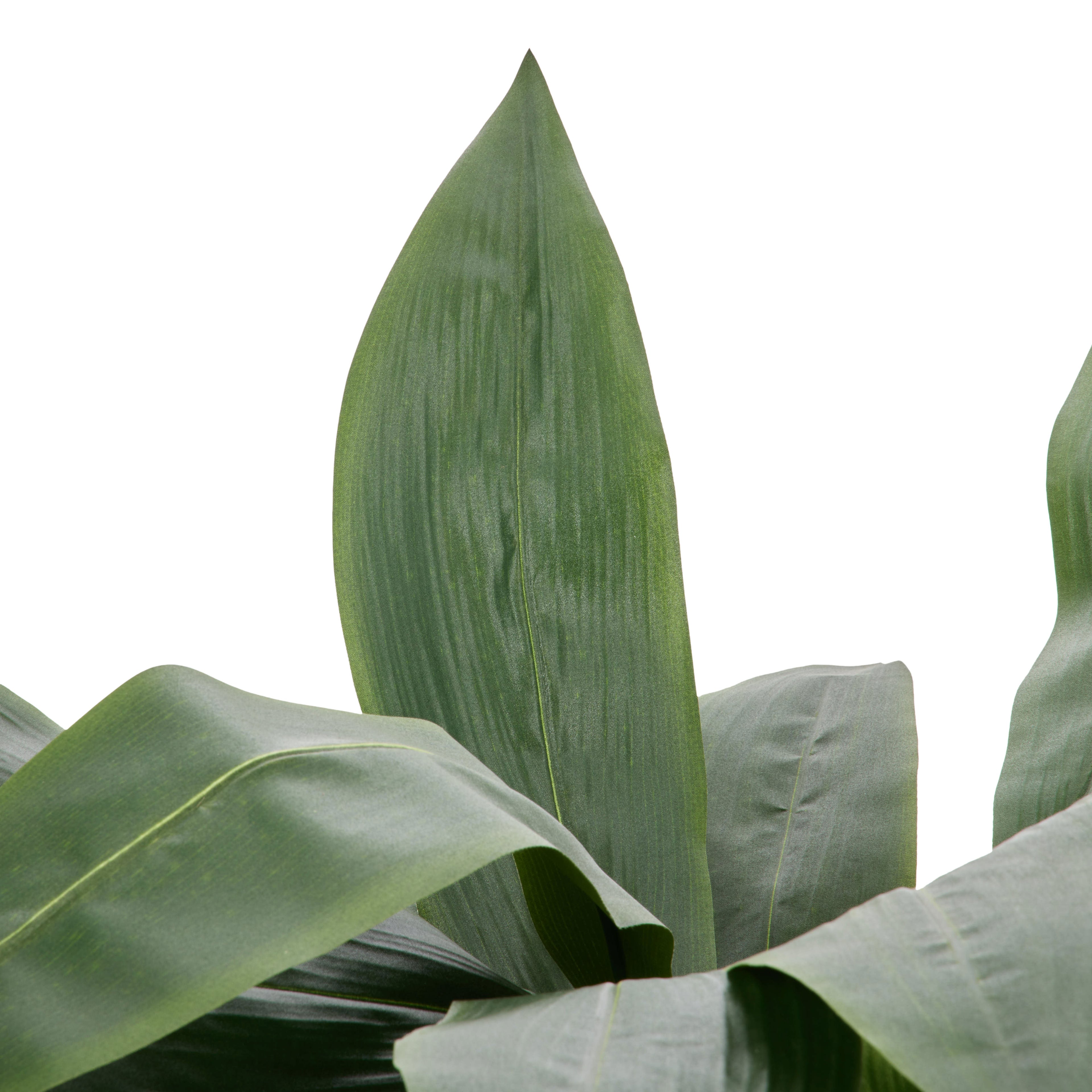 Faux Cast Iron Plant UV Treated - Oliver Pot | Green - 98cm