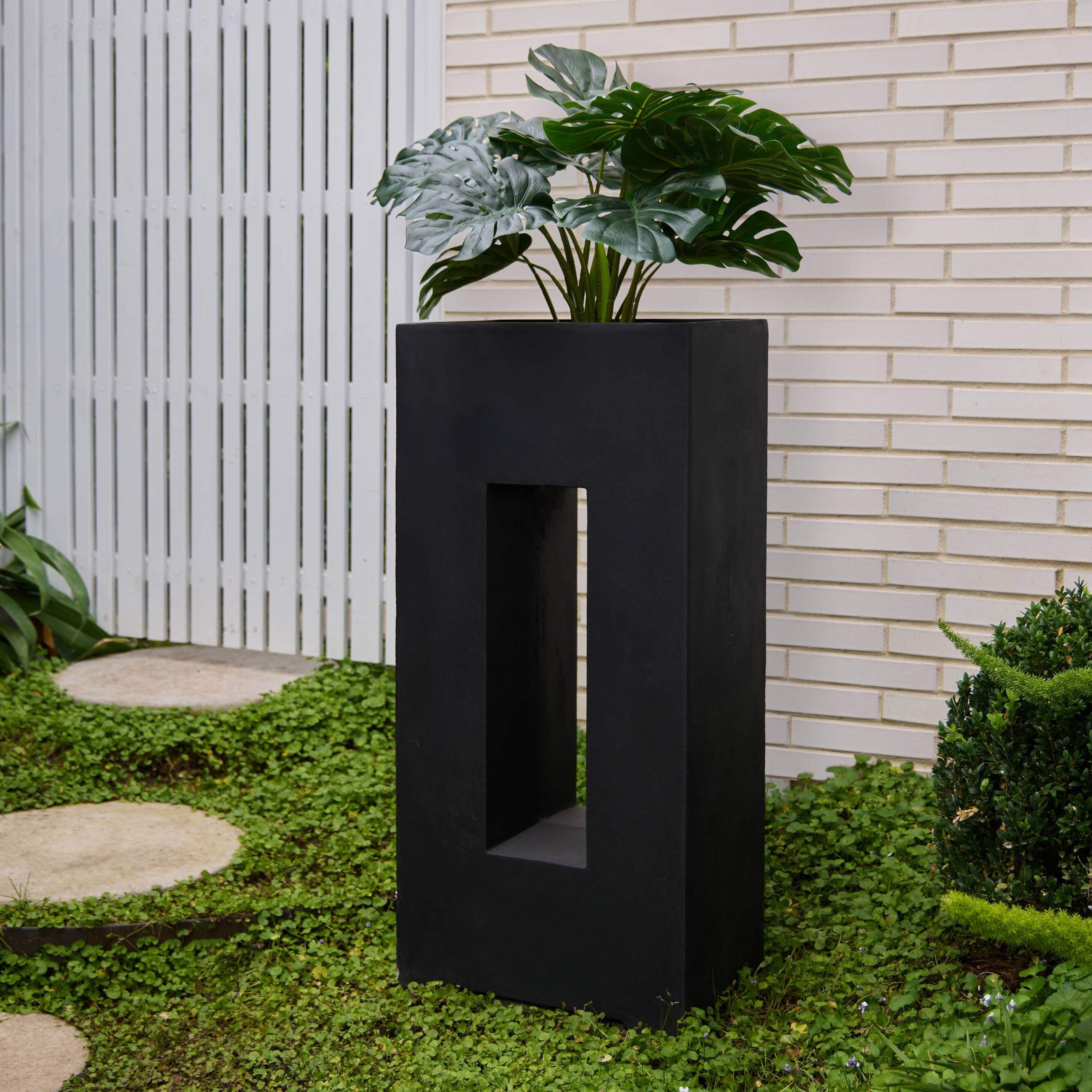 Belford Plant Stand | Black - 96cm