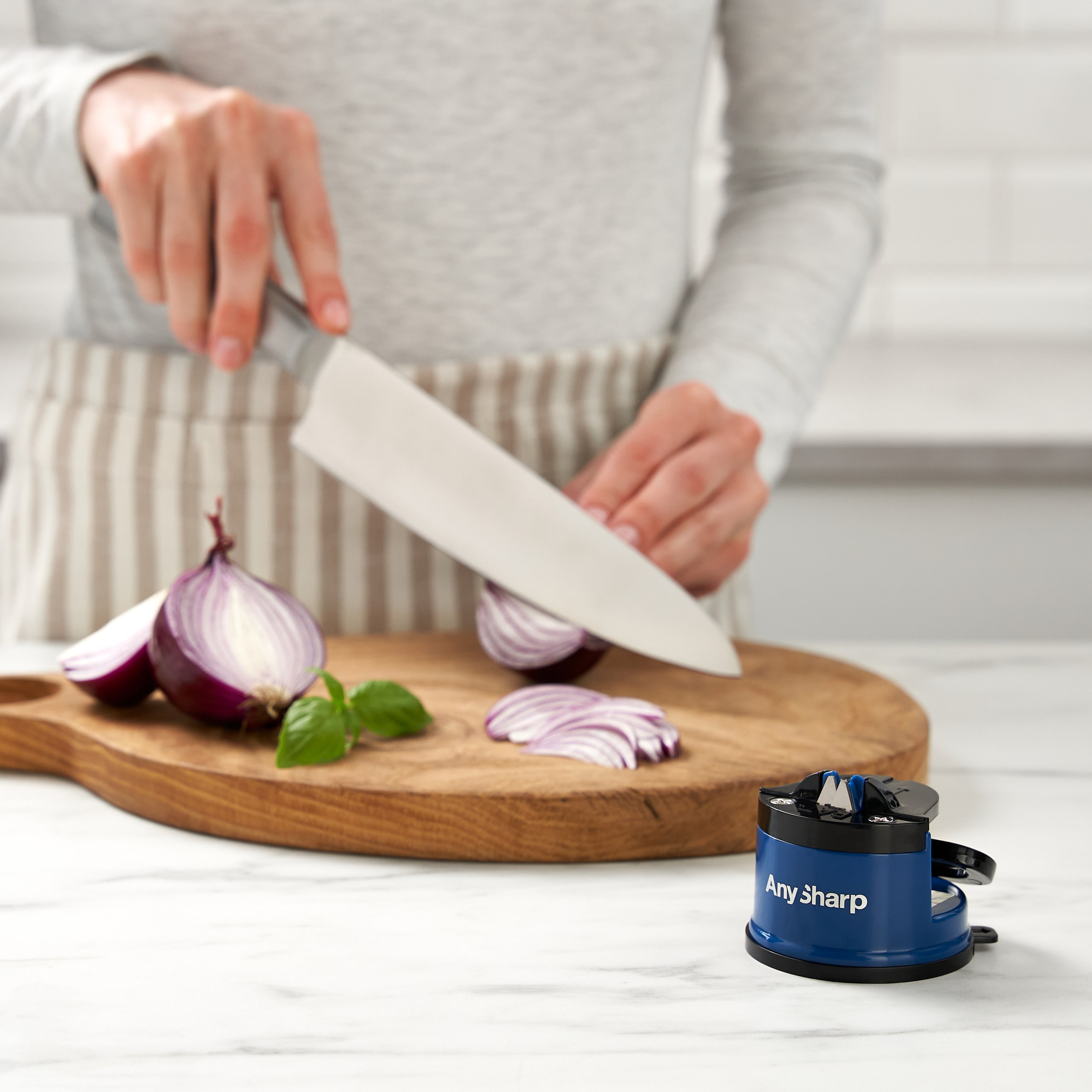 AnySharp Classic Knife Sharpener Blue & Black