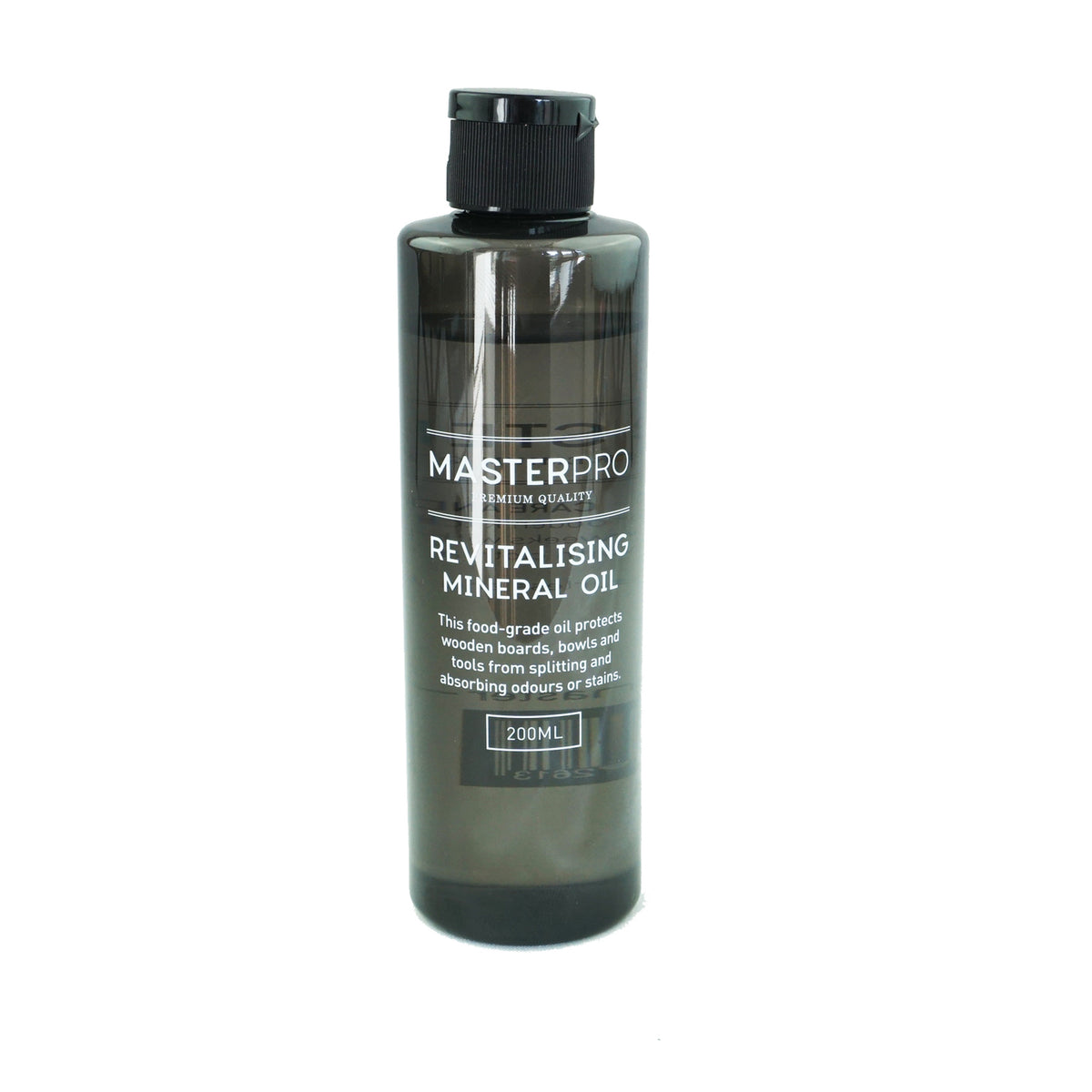 MasterPro Food Grade Revitalising Mineral Oil Clear & Black 200ml
