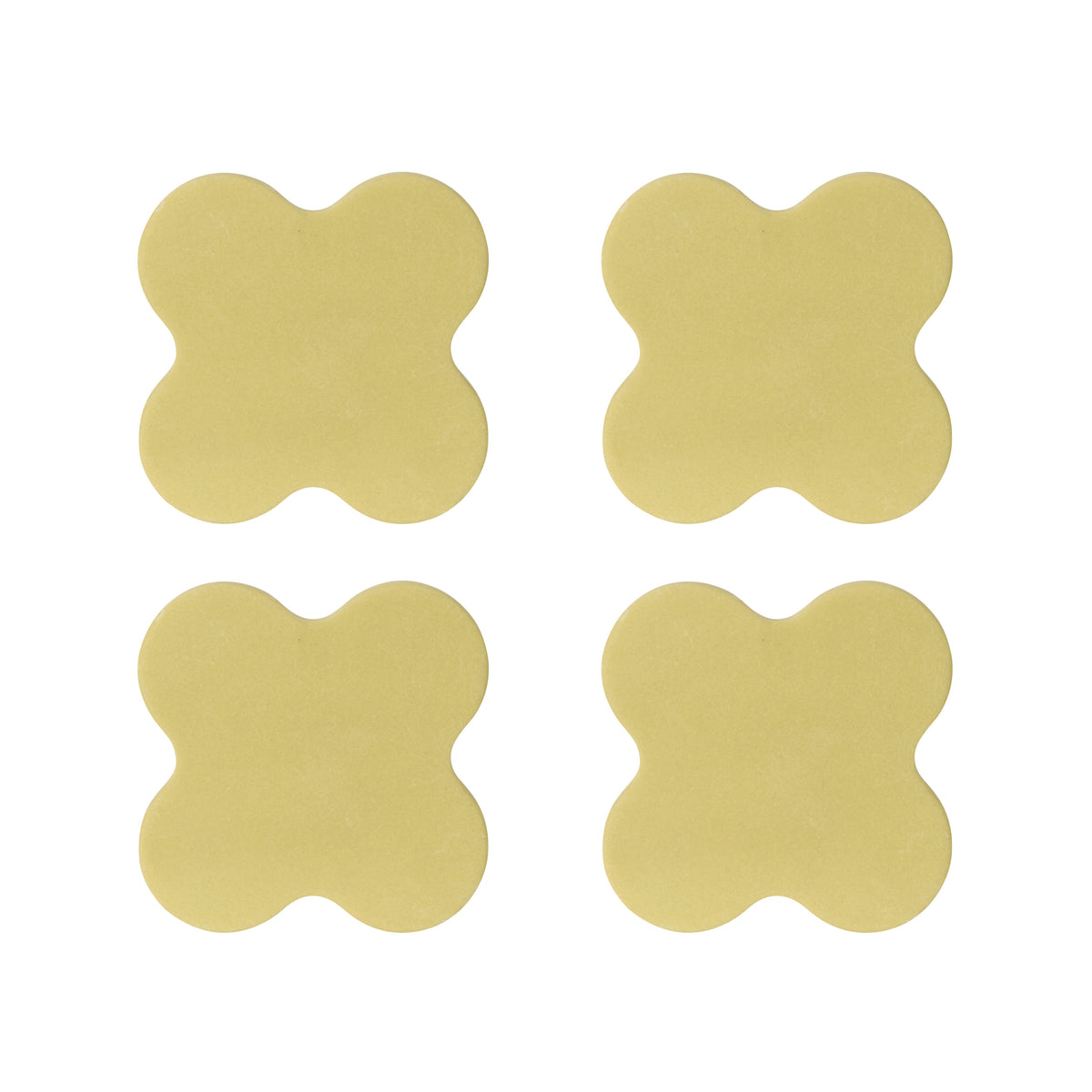 Emporium Resin Bubble Coasters 4pcs Set Lime