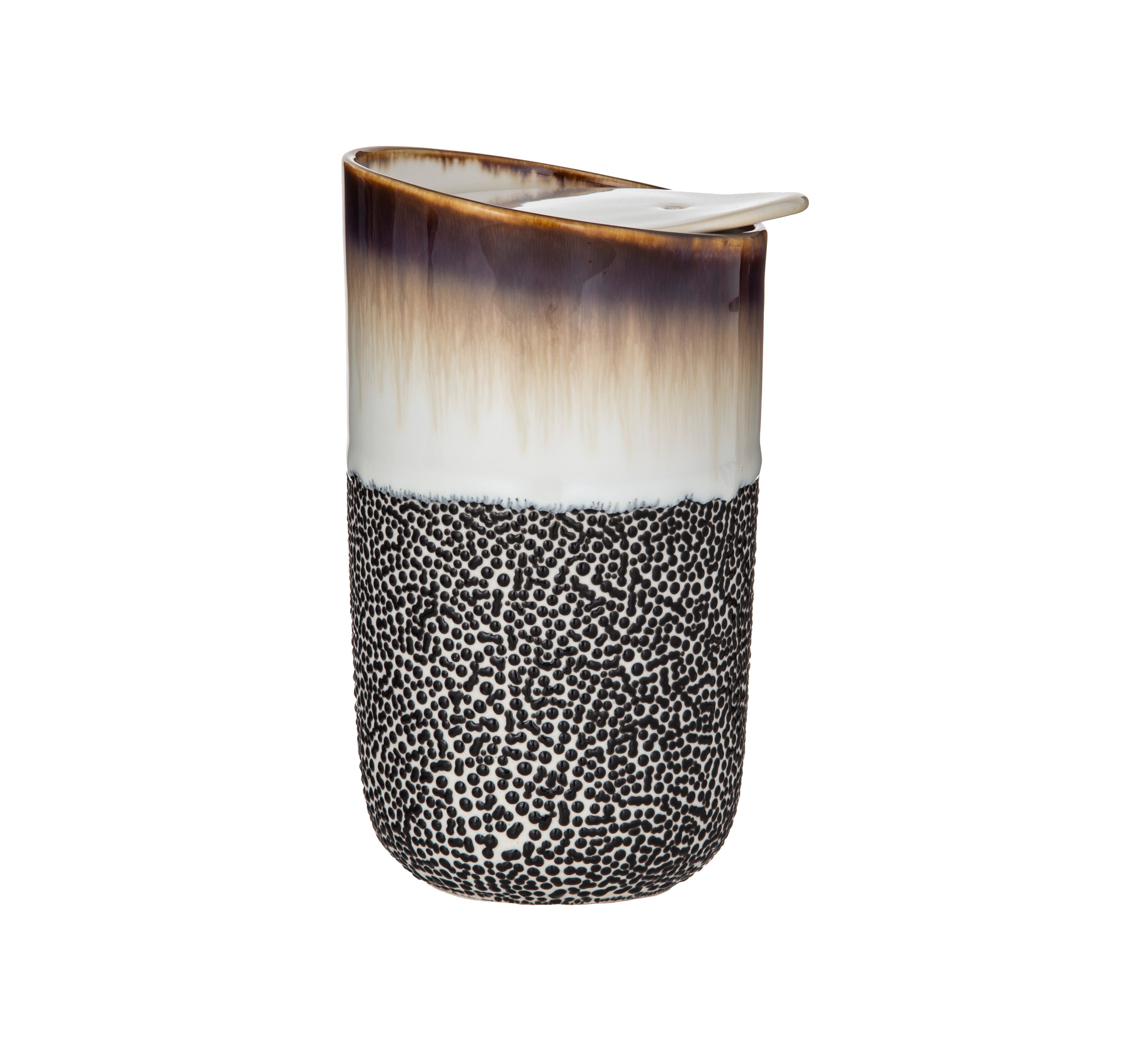 Leaf & Bean Roma Reactive Glaze Double Wall Travel Cup Mocca