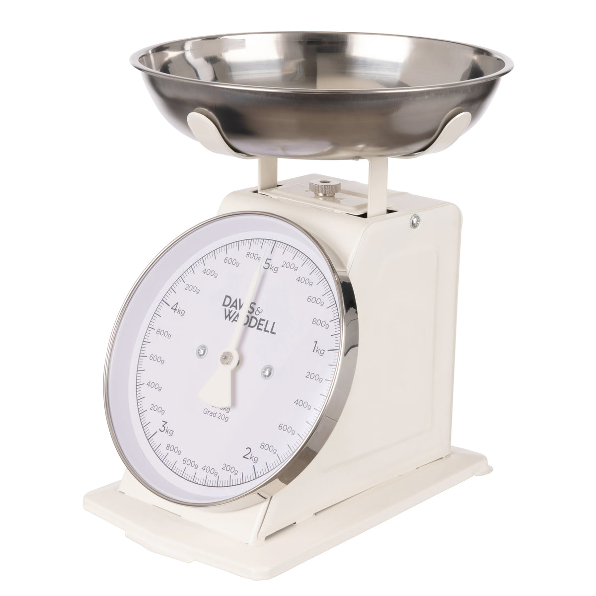 Davis & Waddell Newbury Mechanical Timer and Scale 2pcs Set Cream