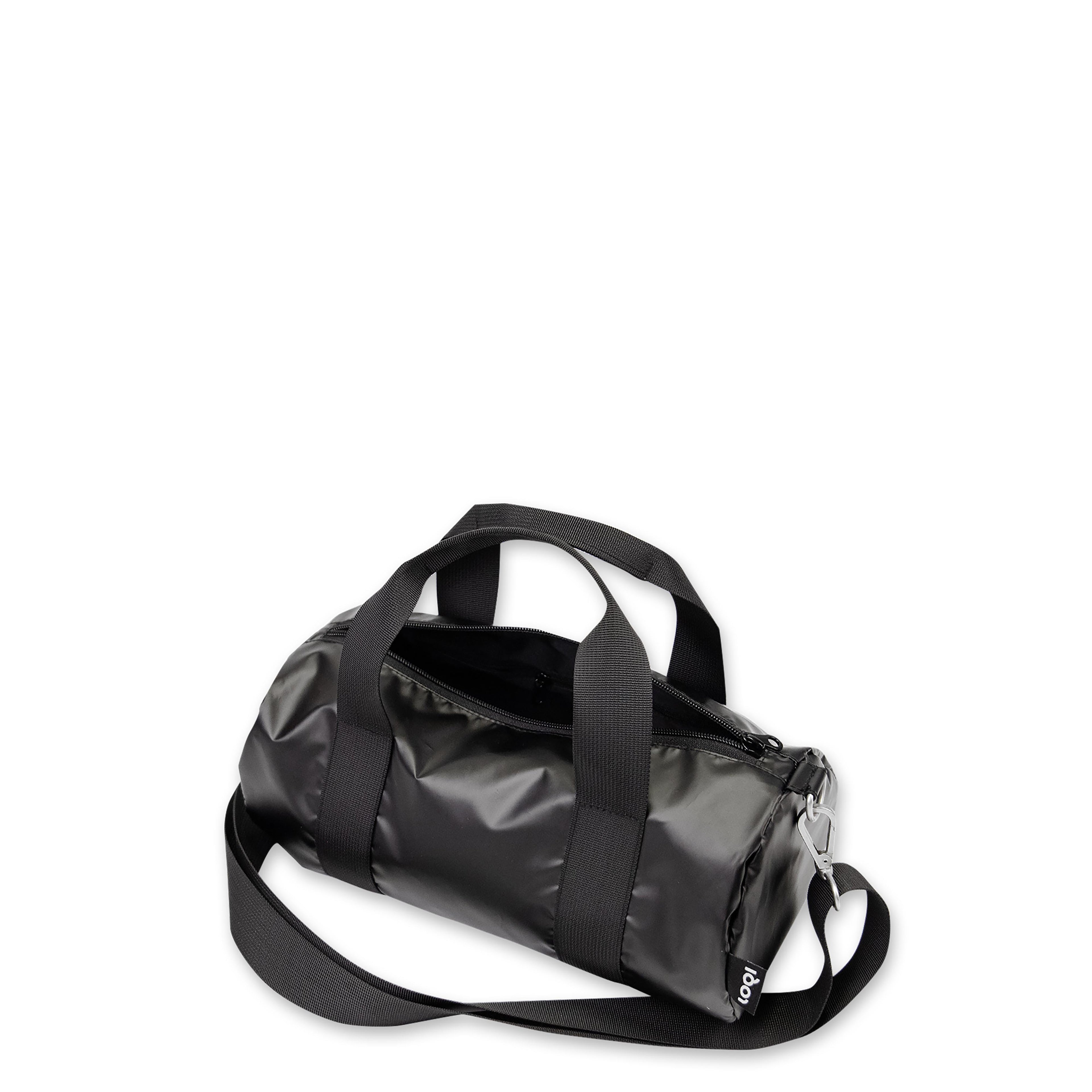 LOQI Metallic Medium Weekender Metallic Black
