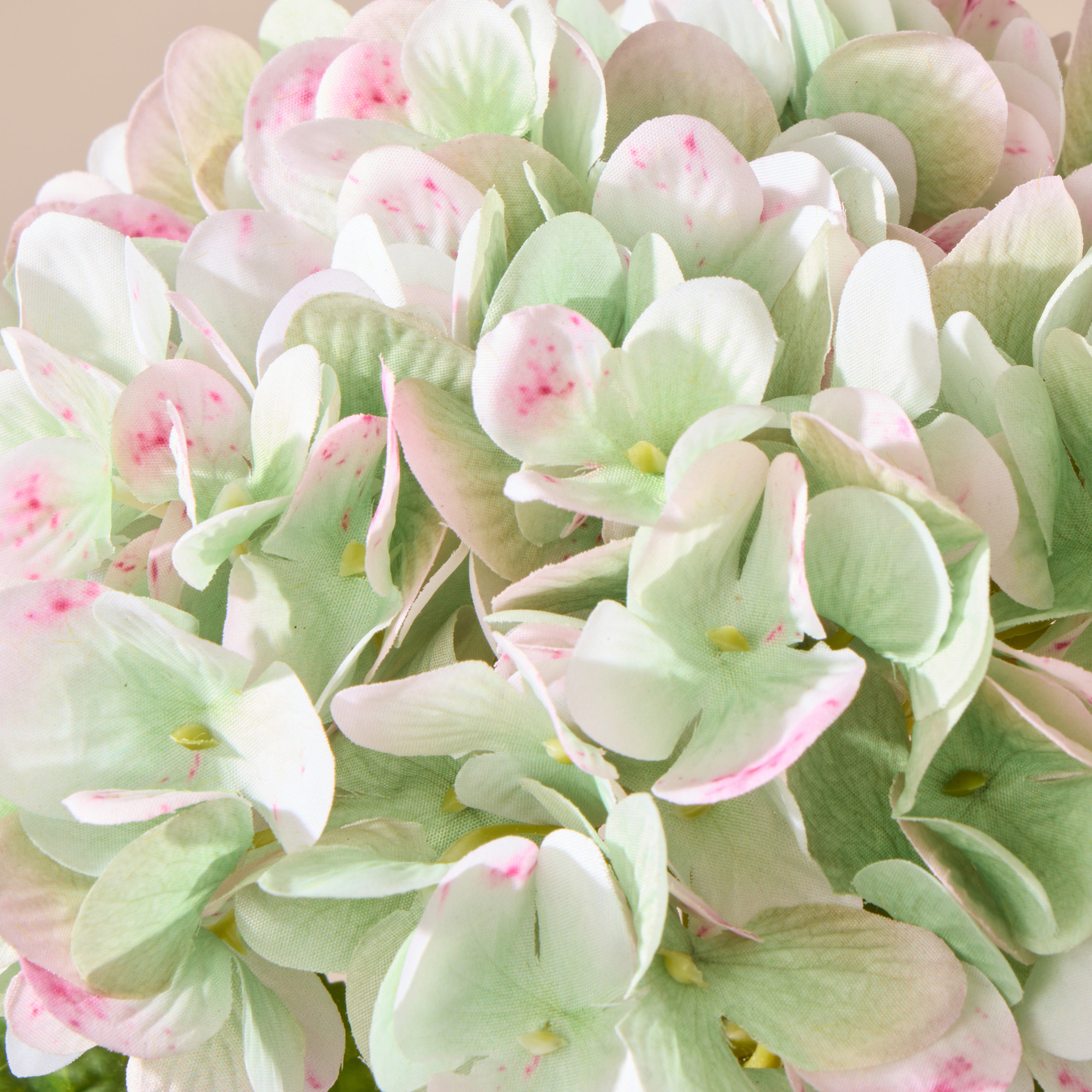 Faux Hydrangea Stem | Green - 66cm