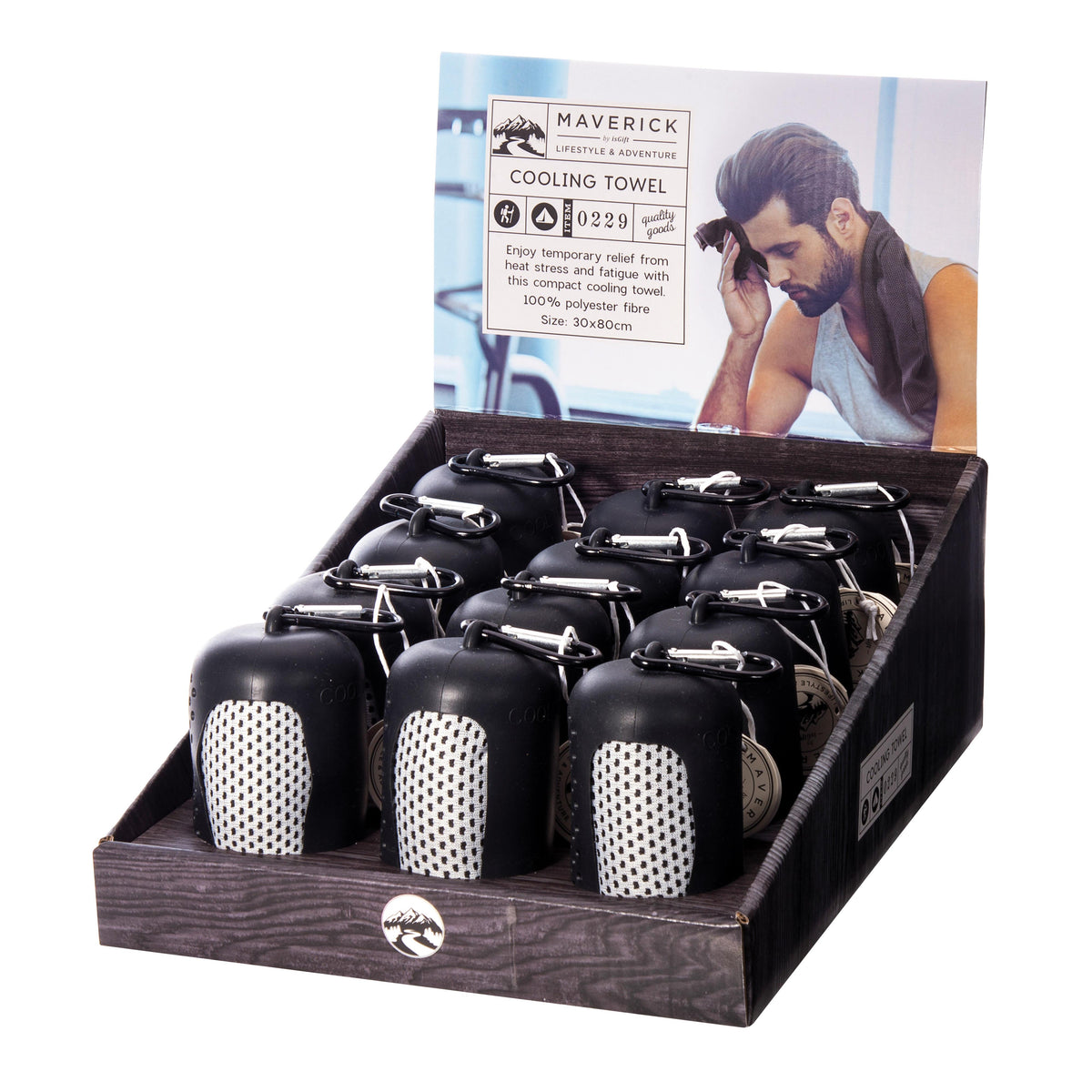 Maverick Cooling Towel CDU 12pcs Grey