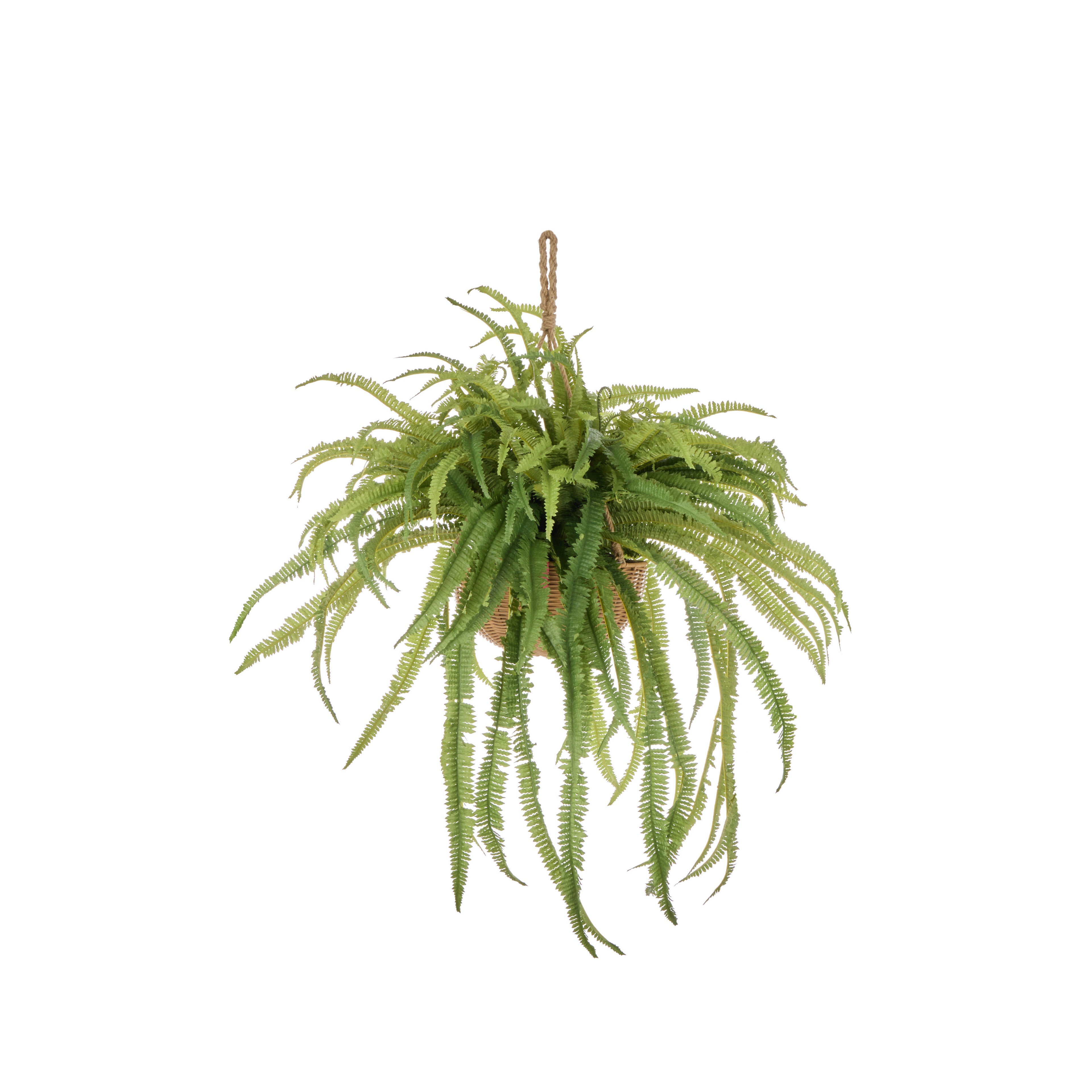 Faux Boston Fern - Laos Hanging Planter | Green - 100cm