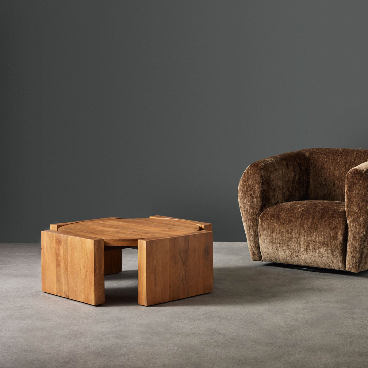 Grand Designs Juno Coffee Table Light Walnut