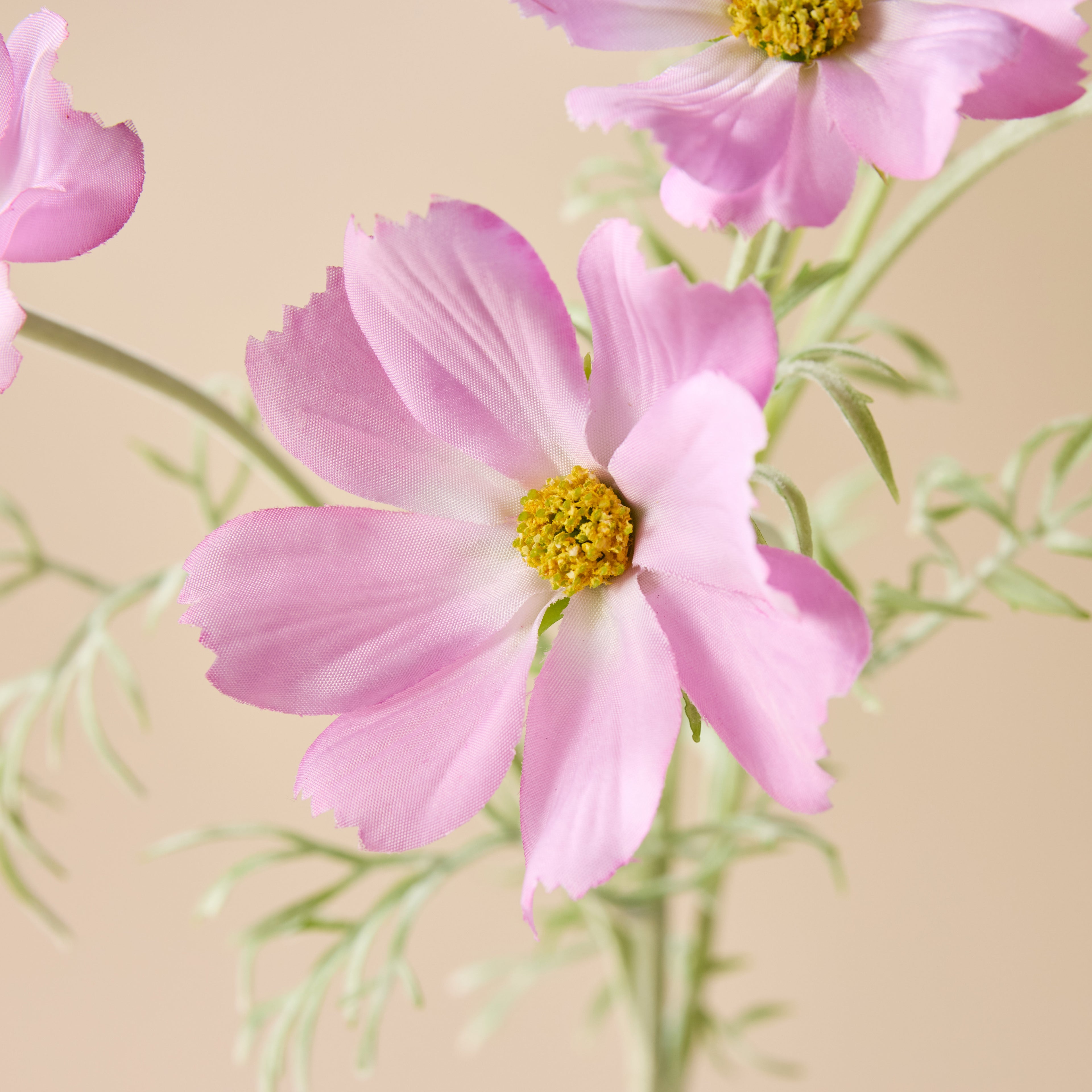 Faux Cosmos Flower Spray | Pink - 62cm