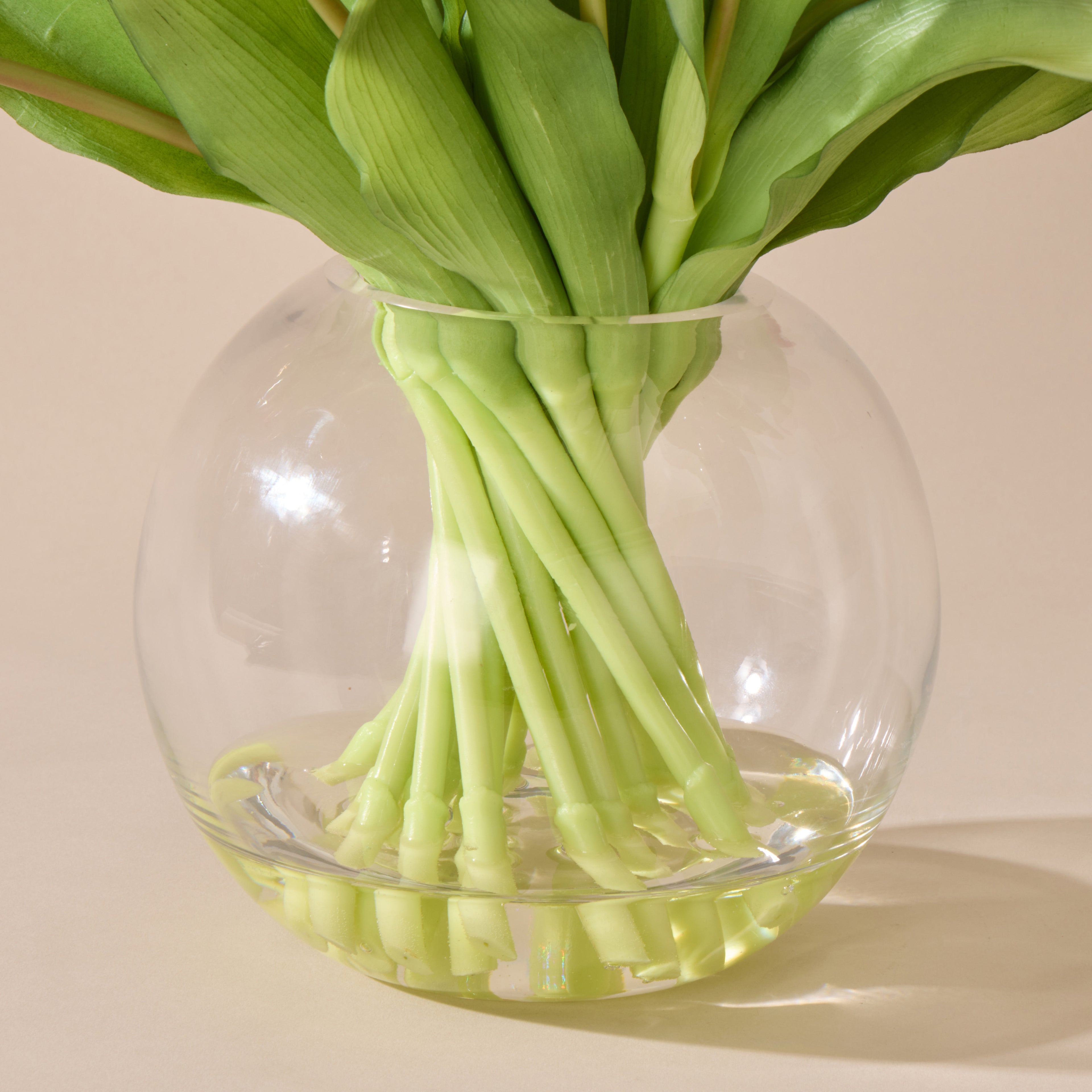 Faux Tulip Bunch - Phoebe Vase | Yellow - 32cm
