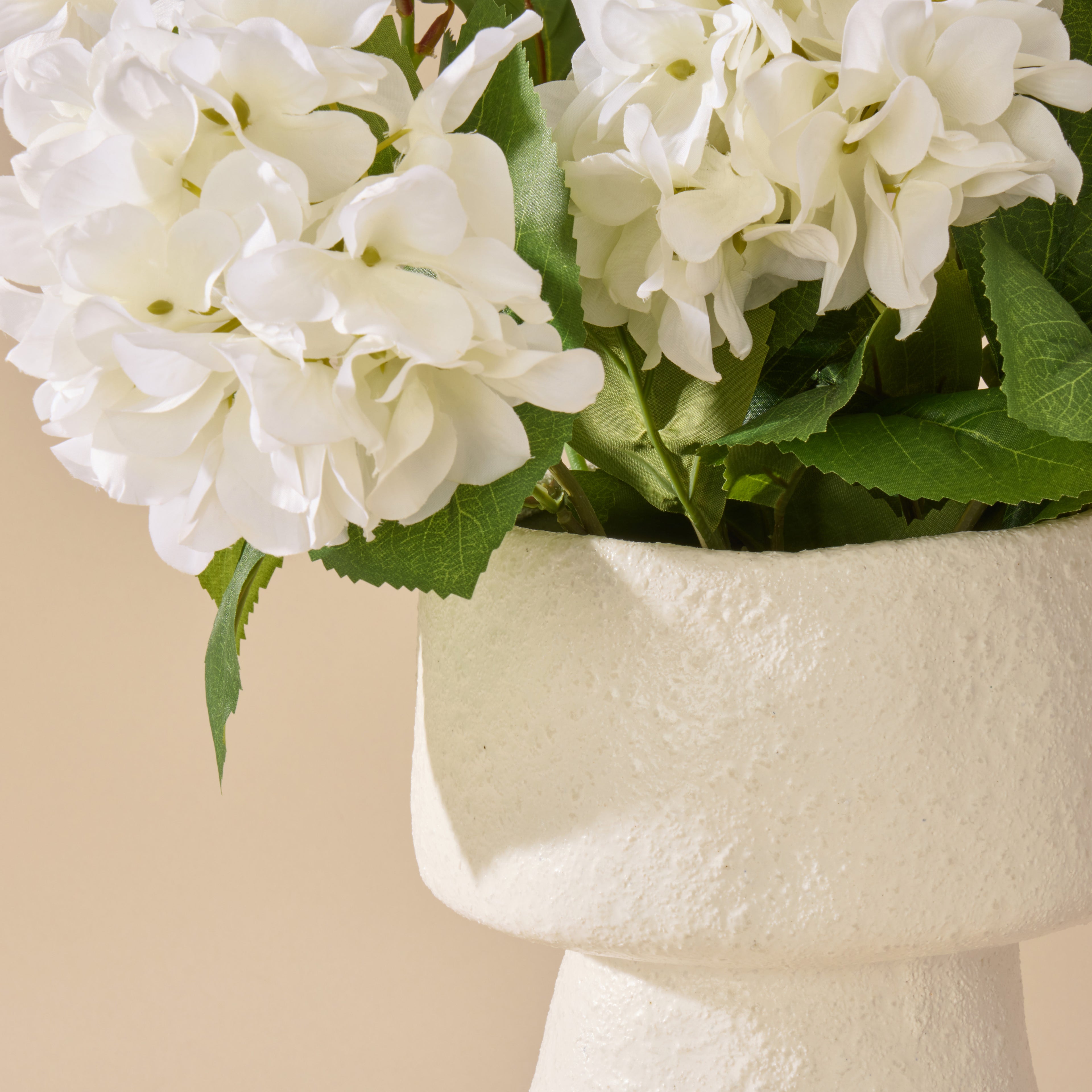 Faux Hydrangea Mix - Kensington | White - 64cm