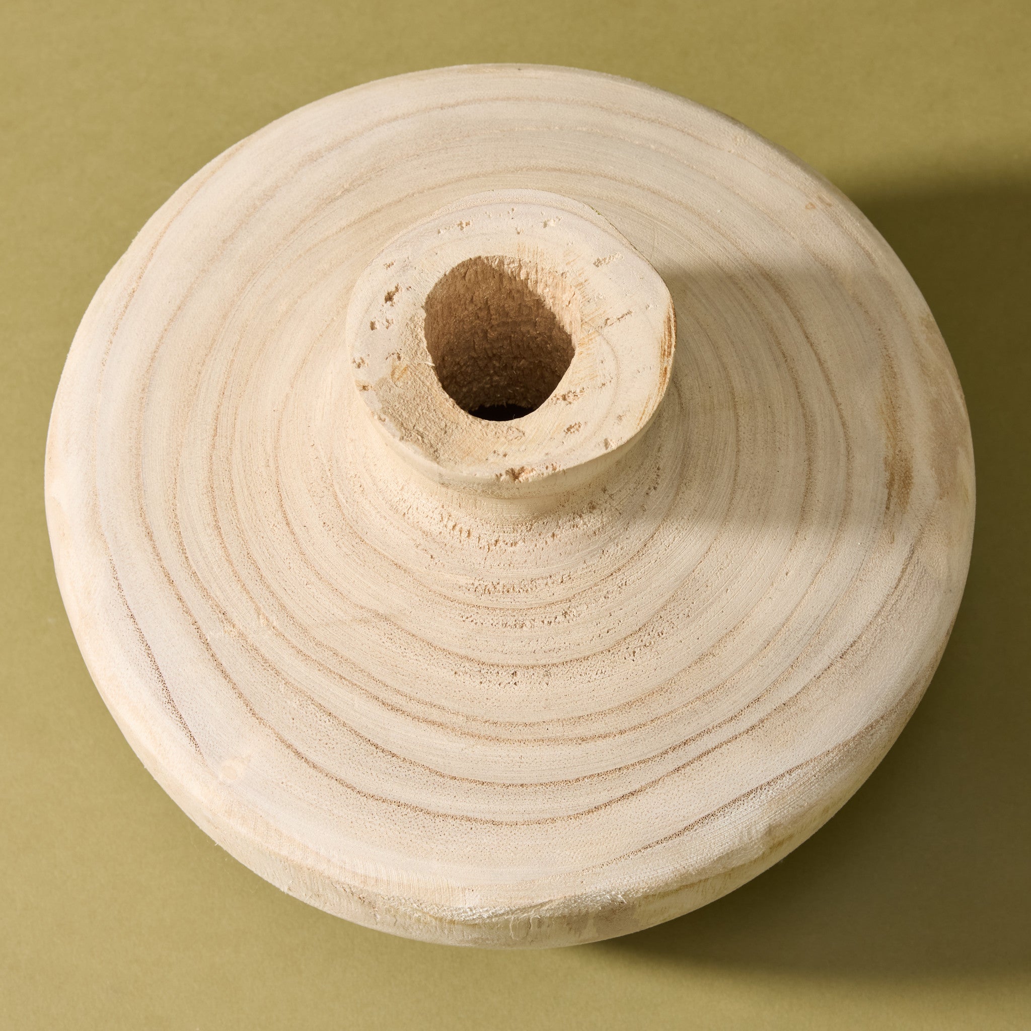 Evie Wooden Vase | 16.5cm