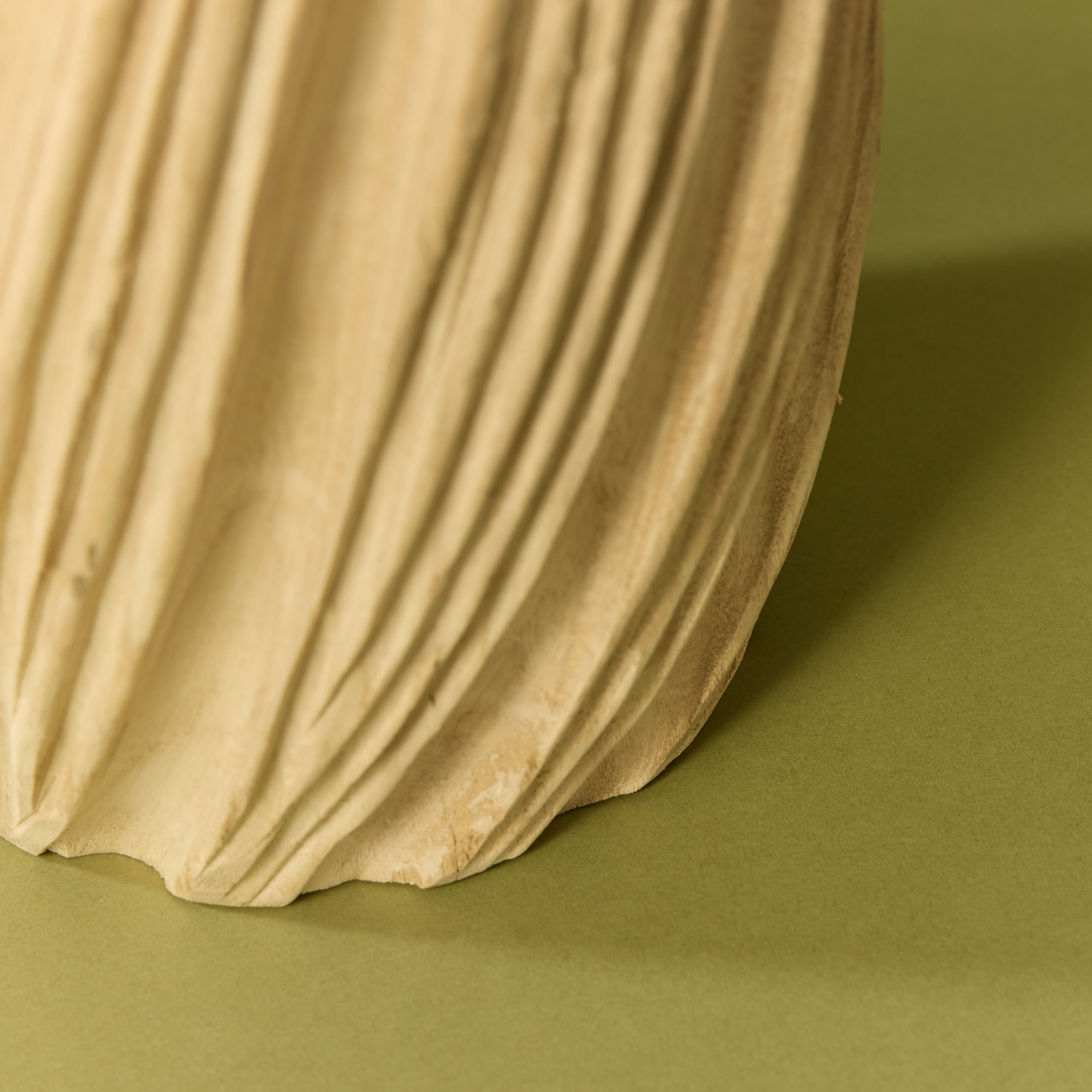 Dansk Ribbed Vase| Natural - 27cm