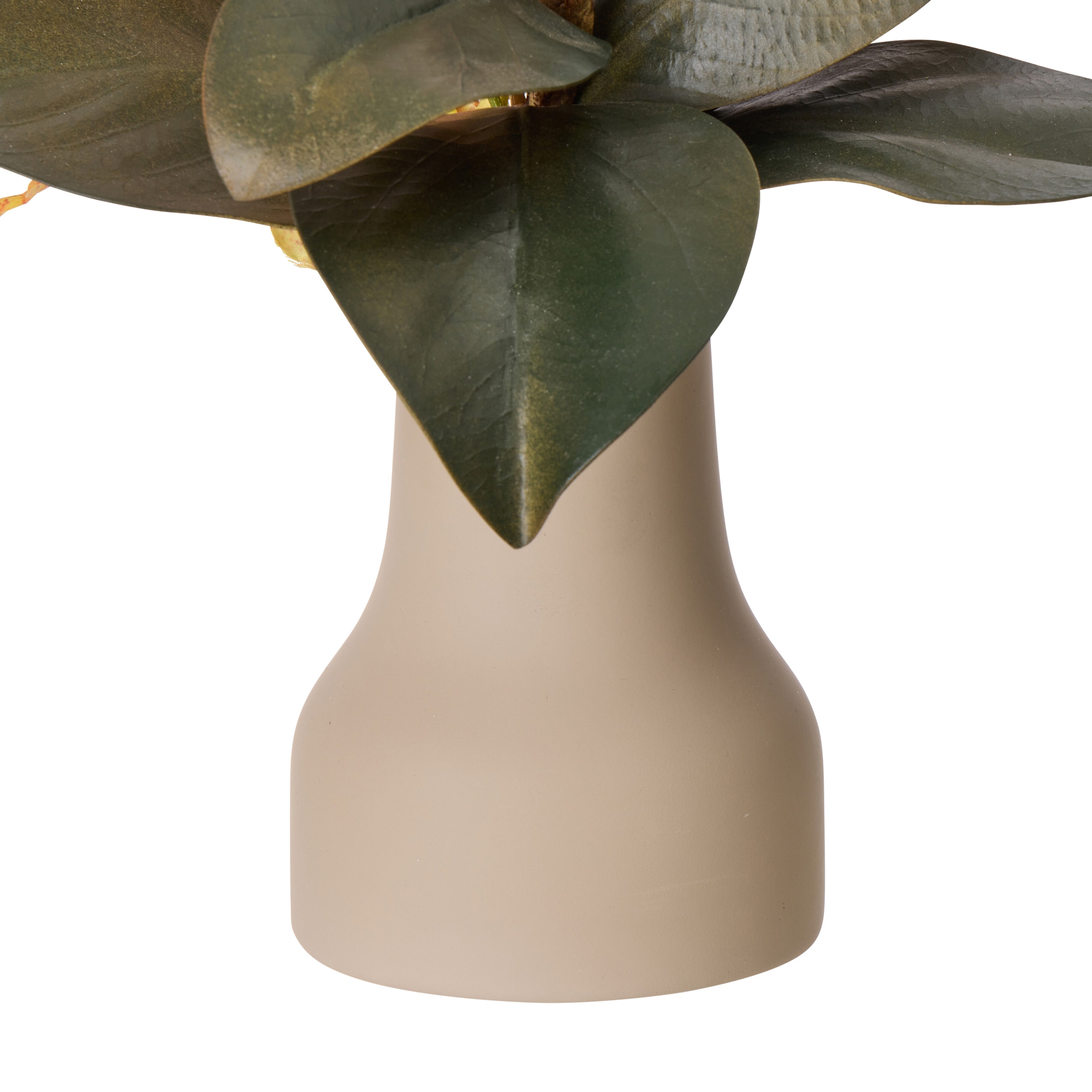 Faux Dancing Orchid Foliage Mix - Douglas Vase | Orange - 49cm