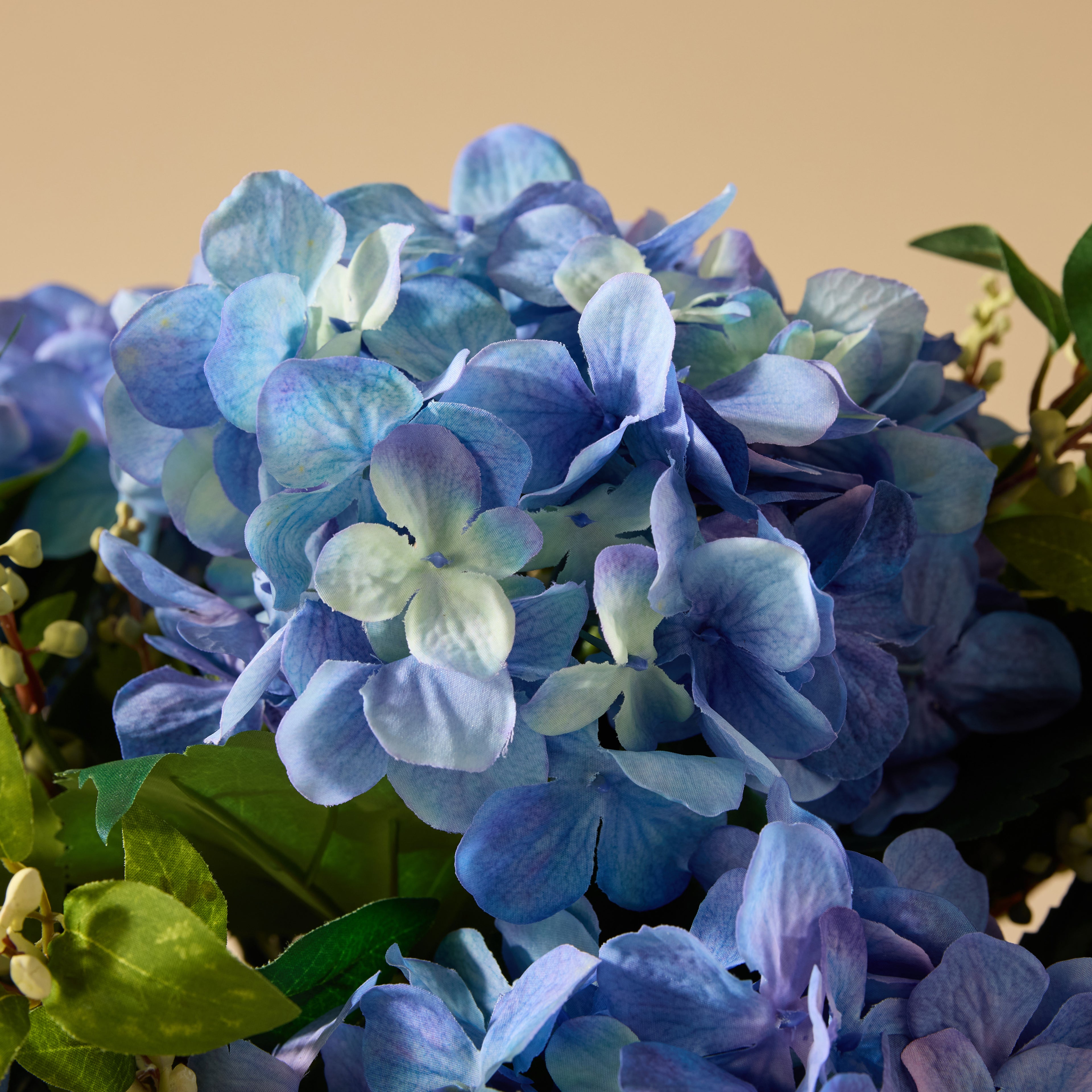 Faux Hydrangea Nite Berry-Classic Bowl | Blue - 55cm