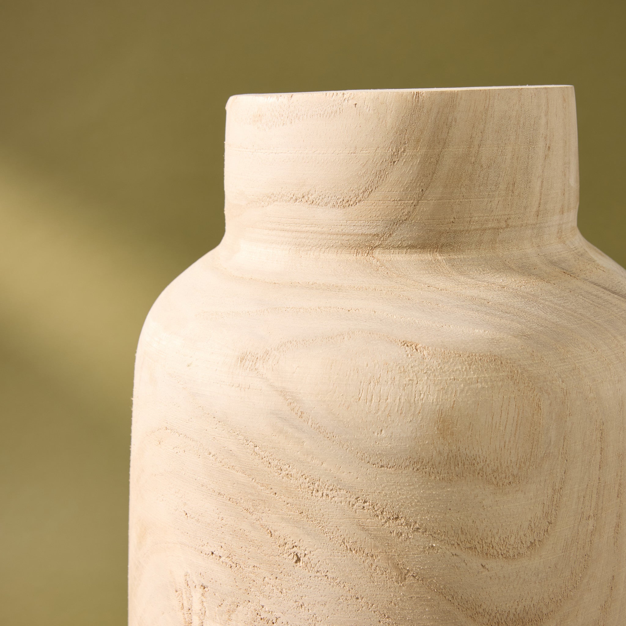 Dansk Wooden Vase | 47cm