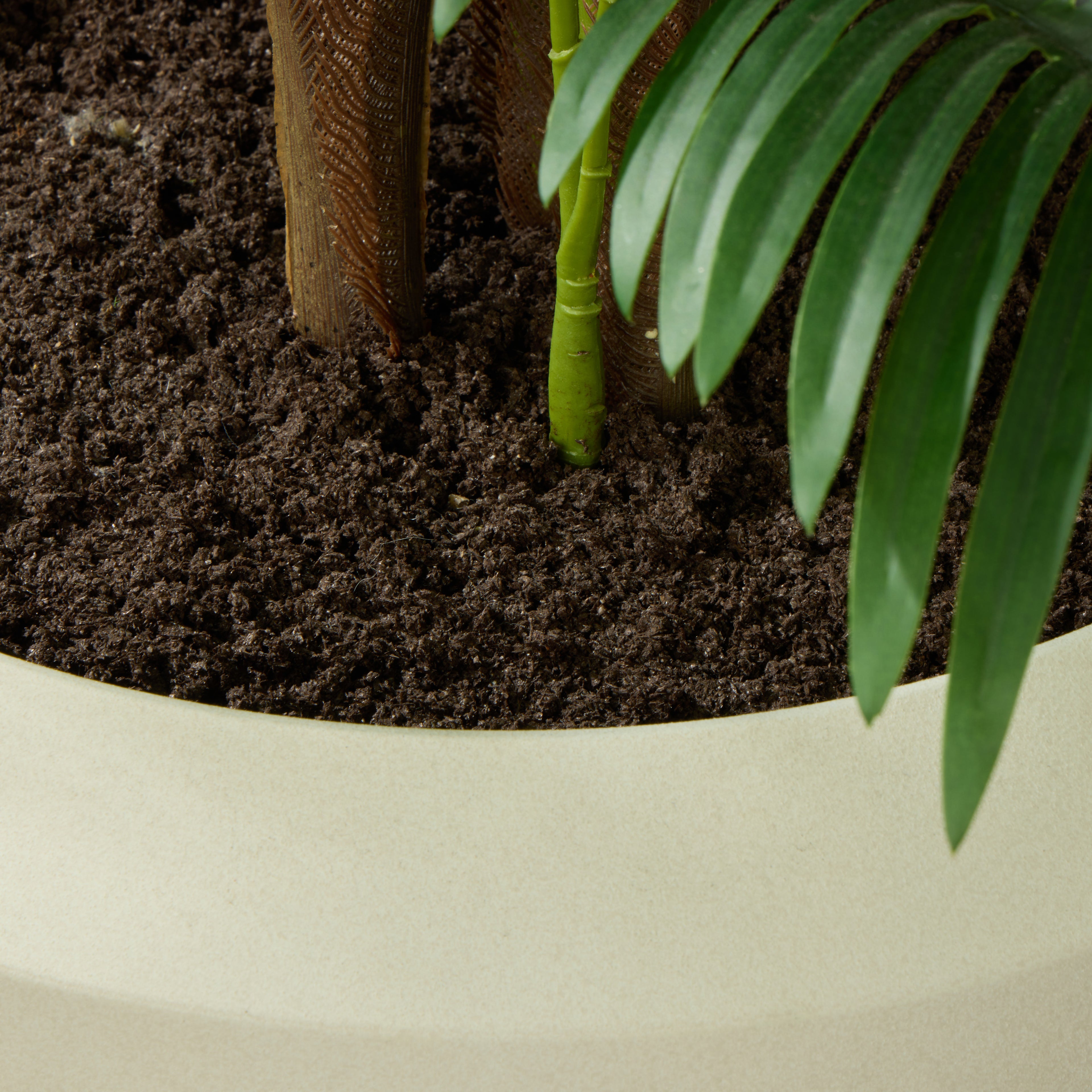 Faux Areca Palm - Vienna Planter Set of 2