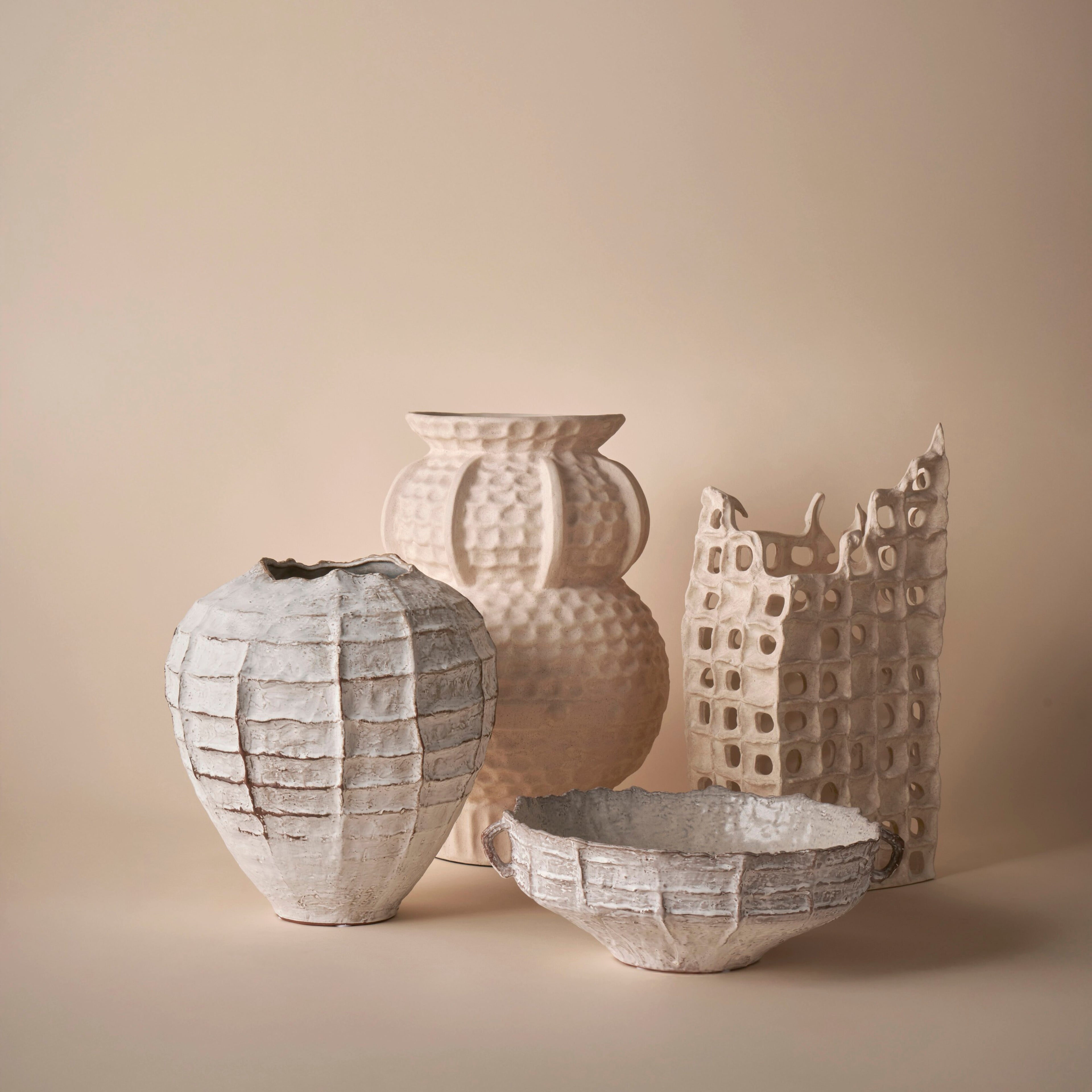 Grand Designs Marlo Statement Bowl Off White